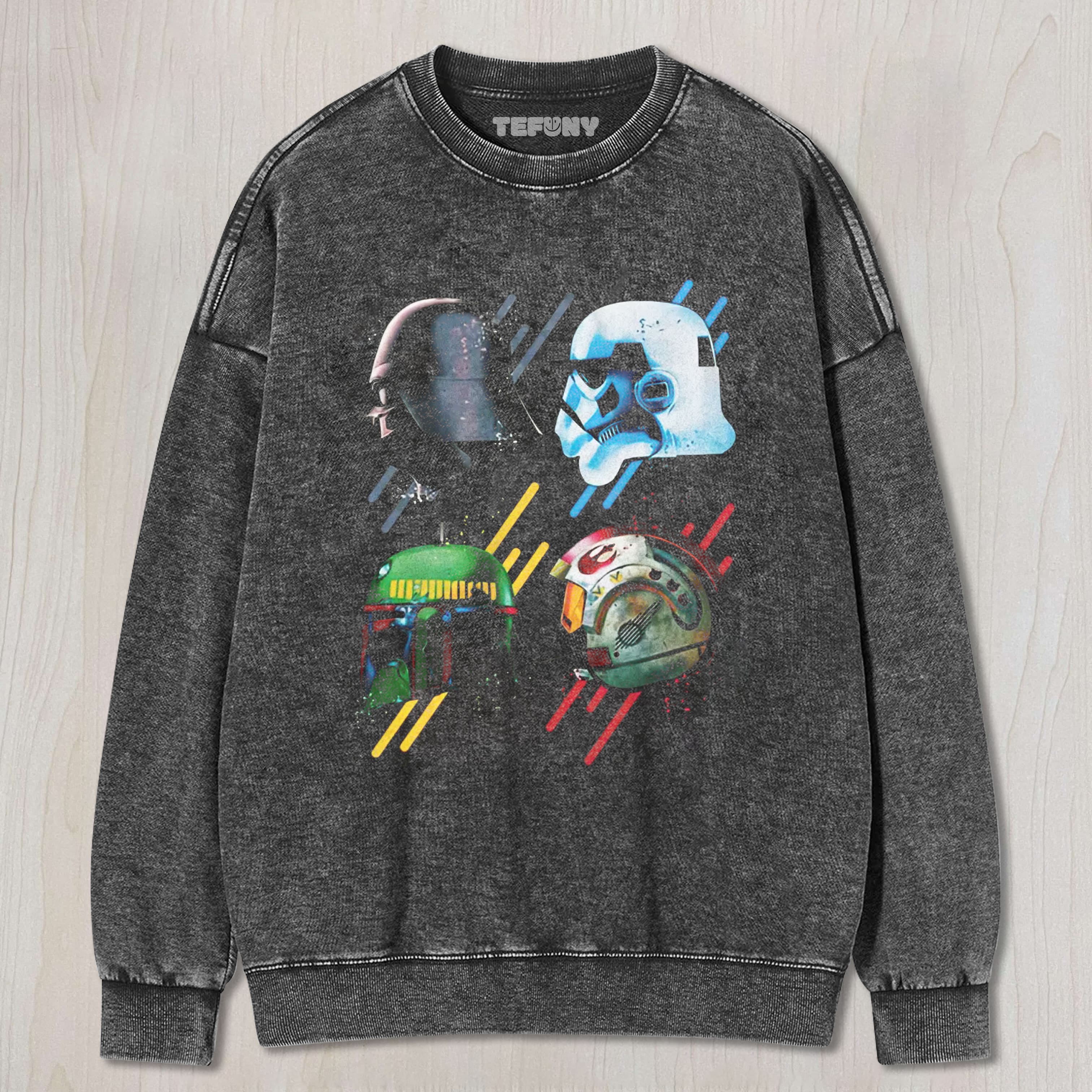 ICONIC HELMETS WASHED TEE & SWEAT & HOOD