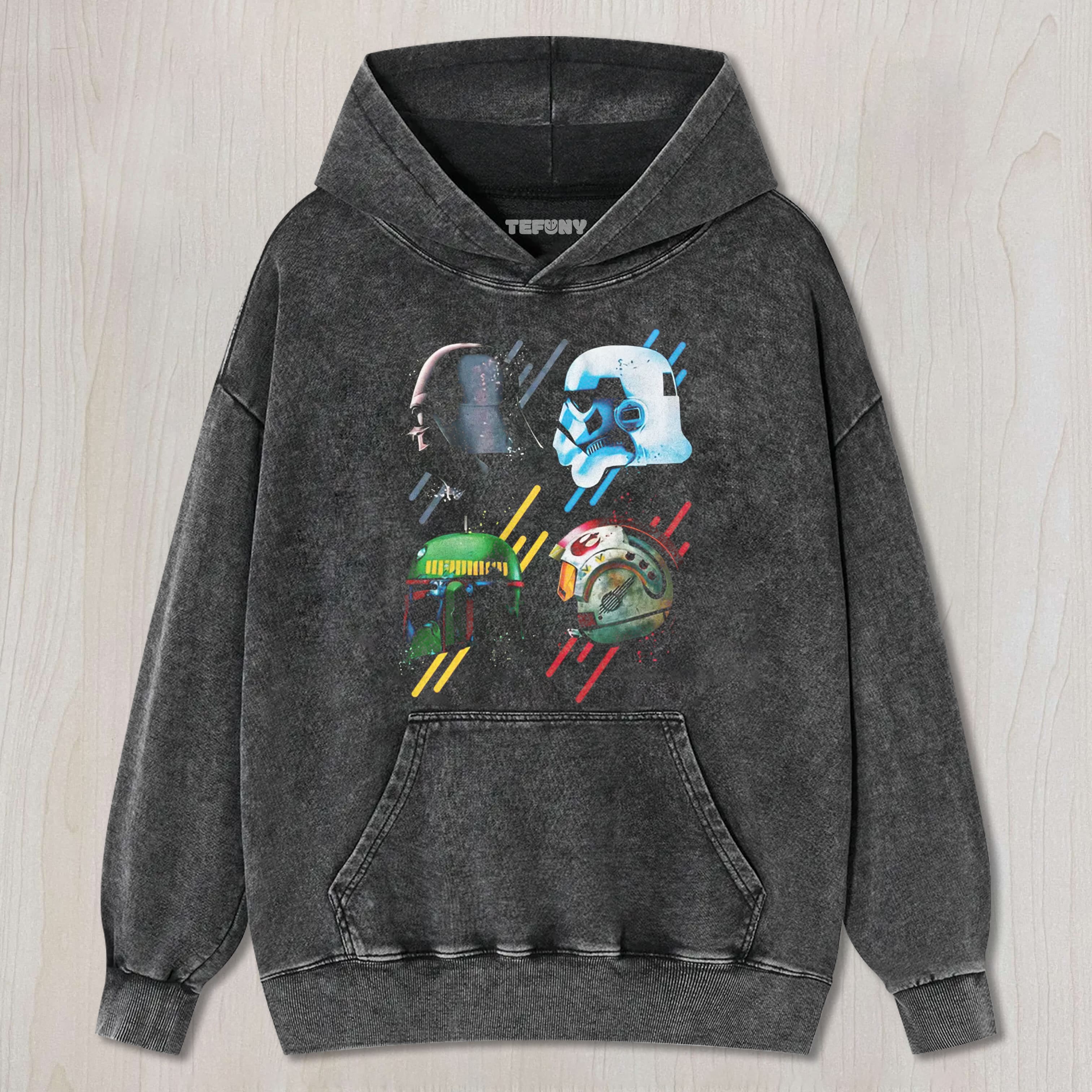ICONIC HELMETS WASHED TEE & SWEAT & HOOD