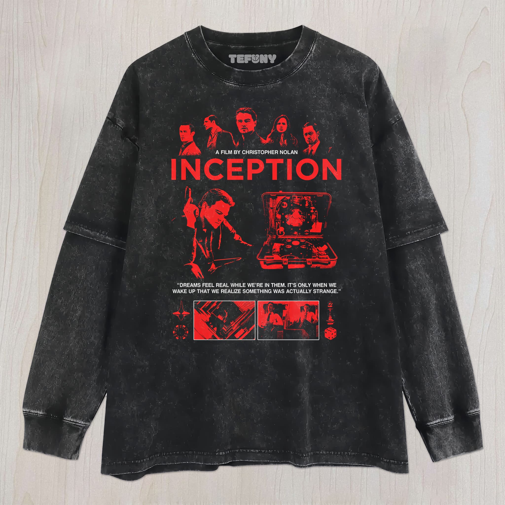 INCEPTION V9 UNISEX TEE, TANK TOP, LAYERED LS, SWEATSHIRT & HOODIE
