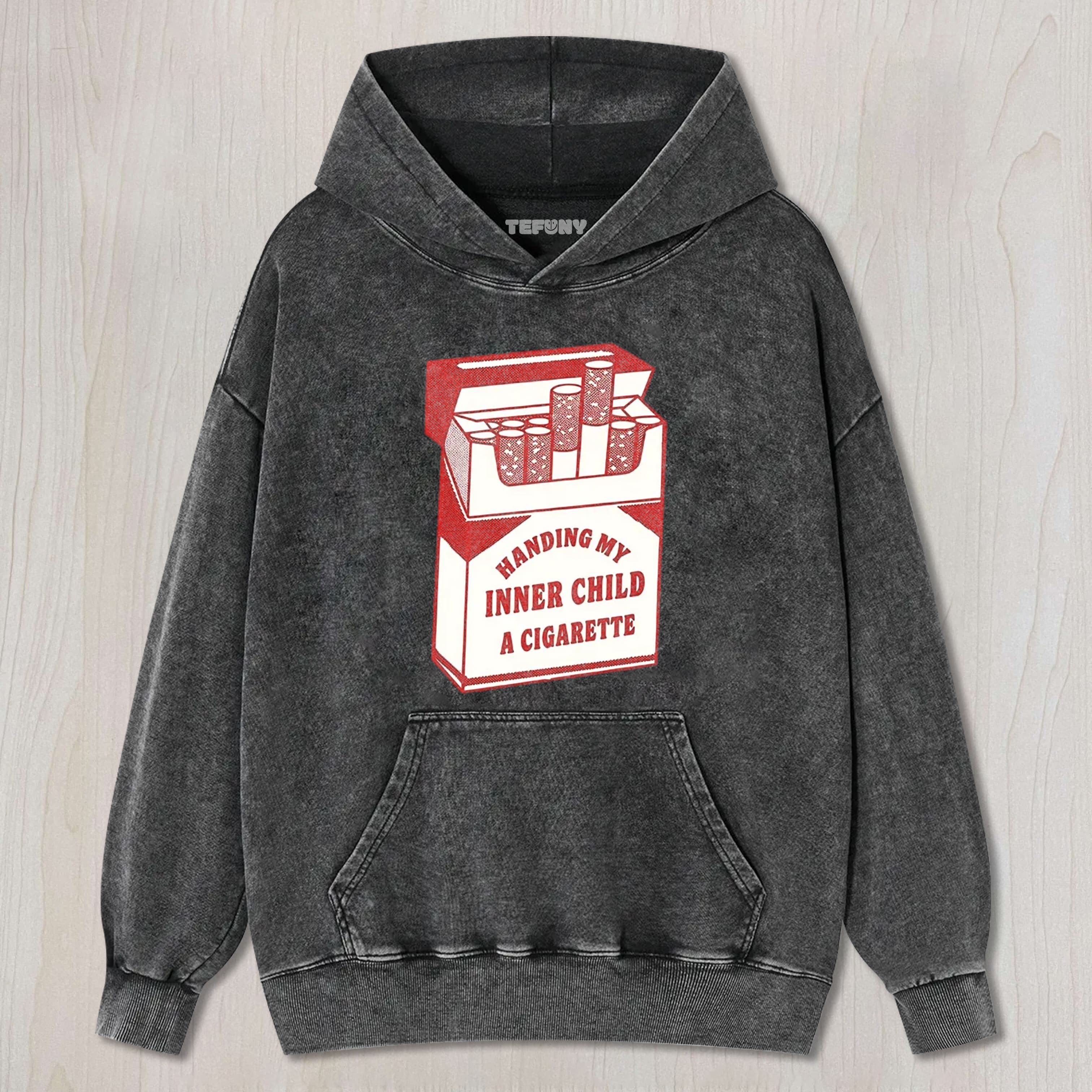 INNER CHILD CIGARETTE WASHED TEE & SWEAT & HOOD
