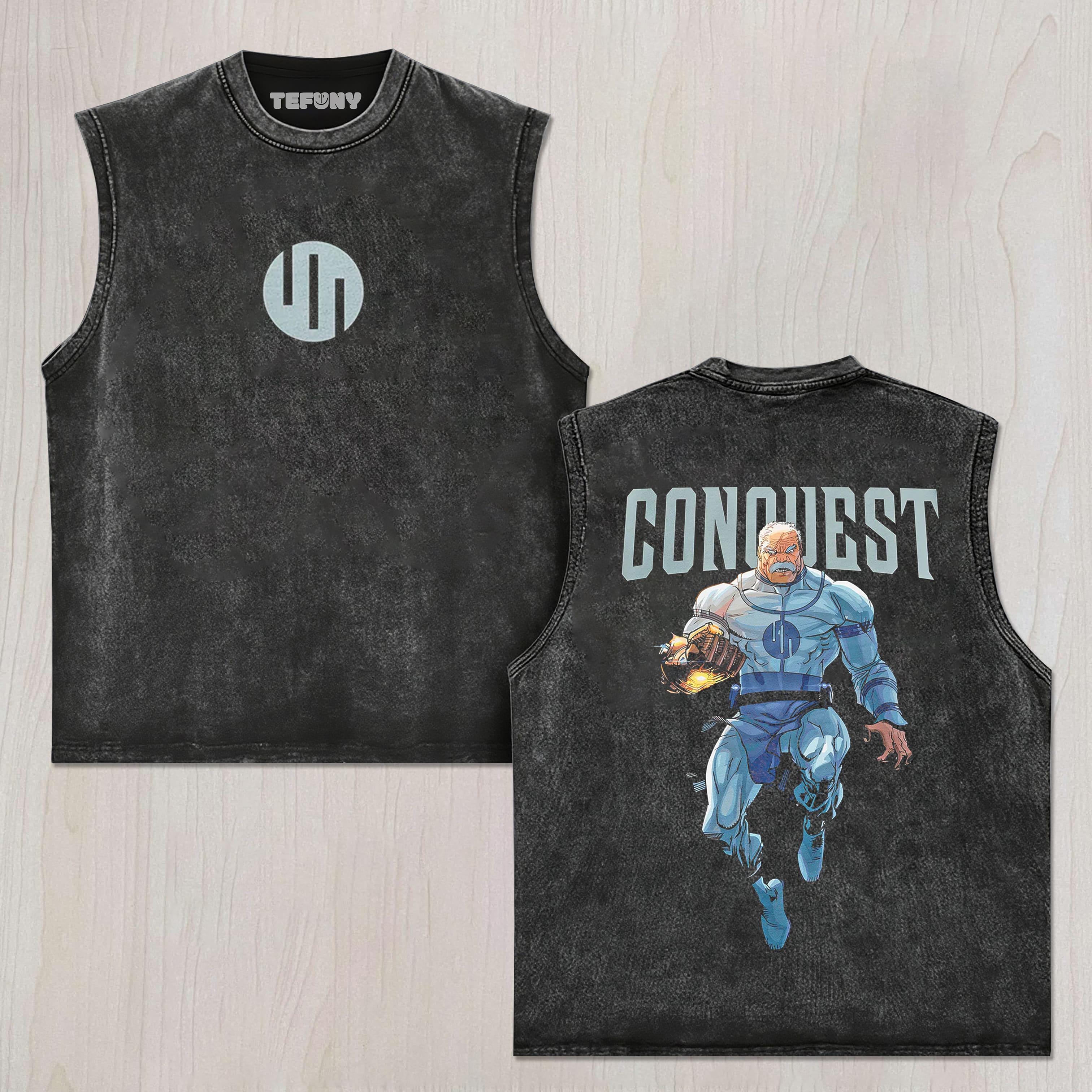 INVINCIBLE CONQUEST UNISEX TEE, TANK TOP, LAYERED LS, SWEATSHIRT & HOODIE
