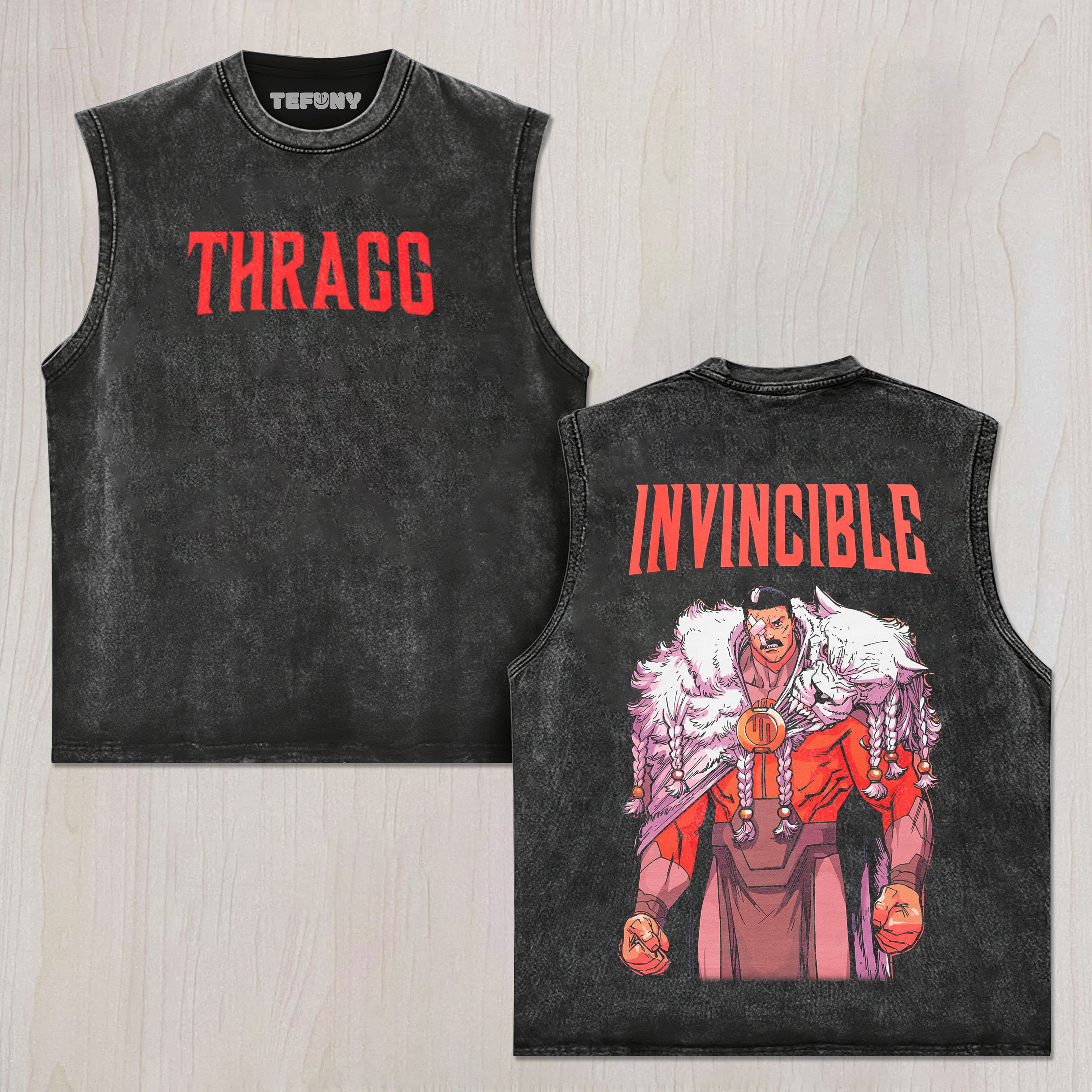INVINCIBLE THRAGG UNISEX TEE, TANK TOP, LAYERED LS, SWEATSHIRT & HOODIE