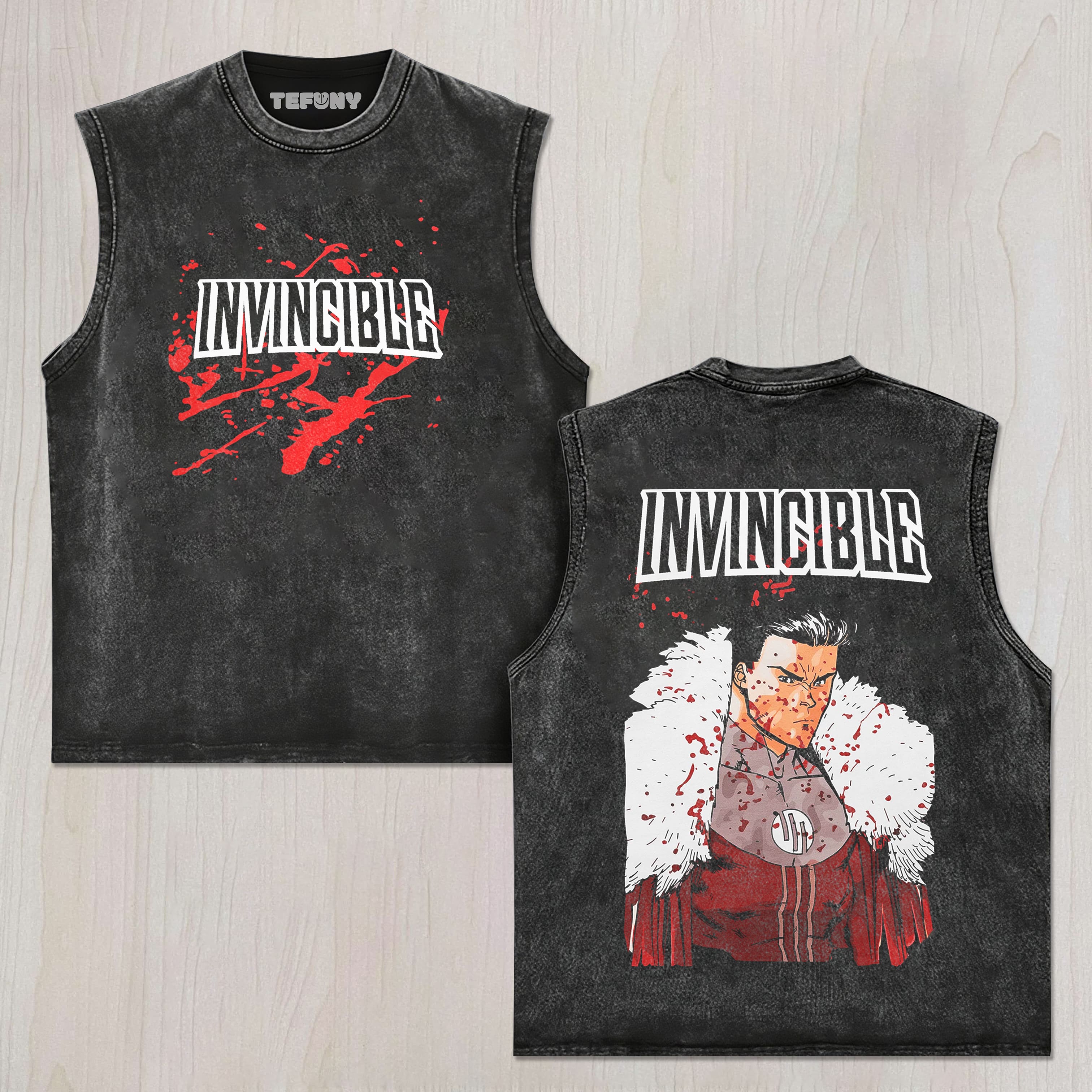 INVINCIBLE UNISEX TEE, TANK TOP, LAYERED LS, SWEATSHIRT & HOODIE