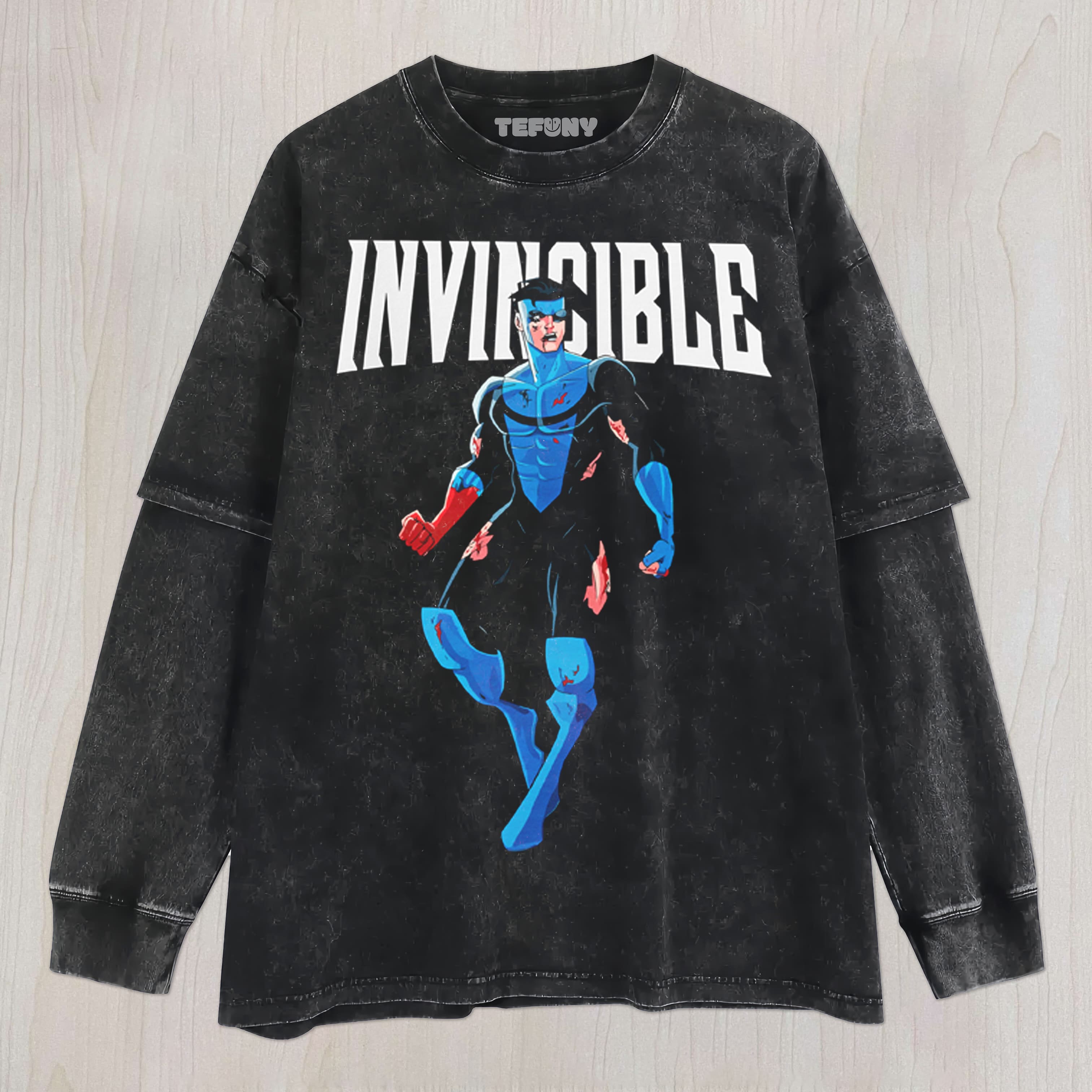 INVINCIBLE V1 UNISEX TEE, TANK TOP, LAYERED LS, SWEATSHIRT & HOODIE