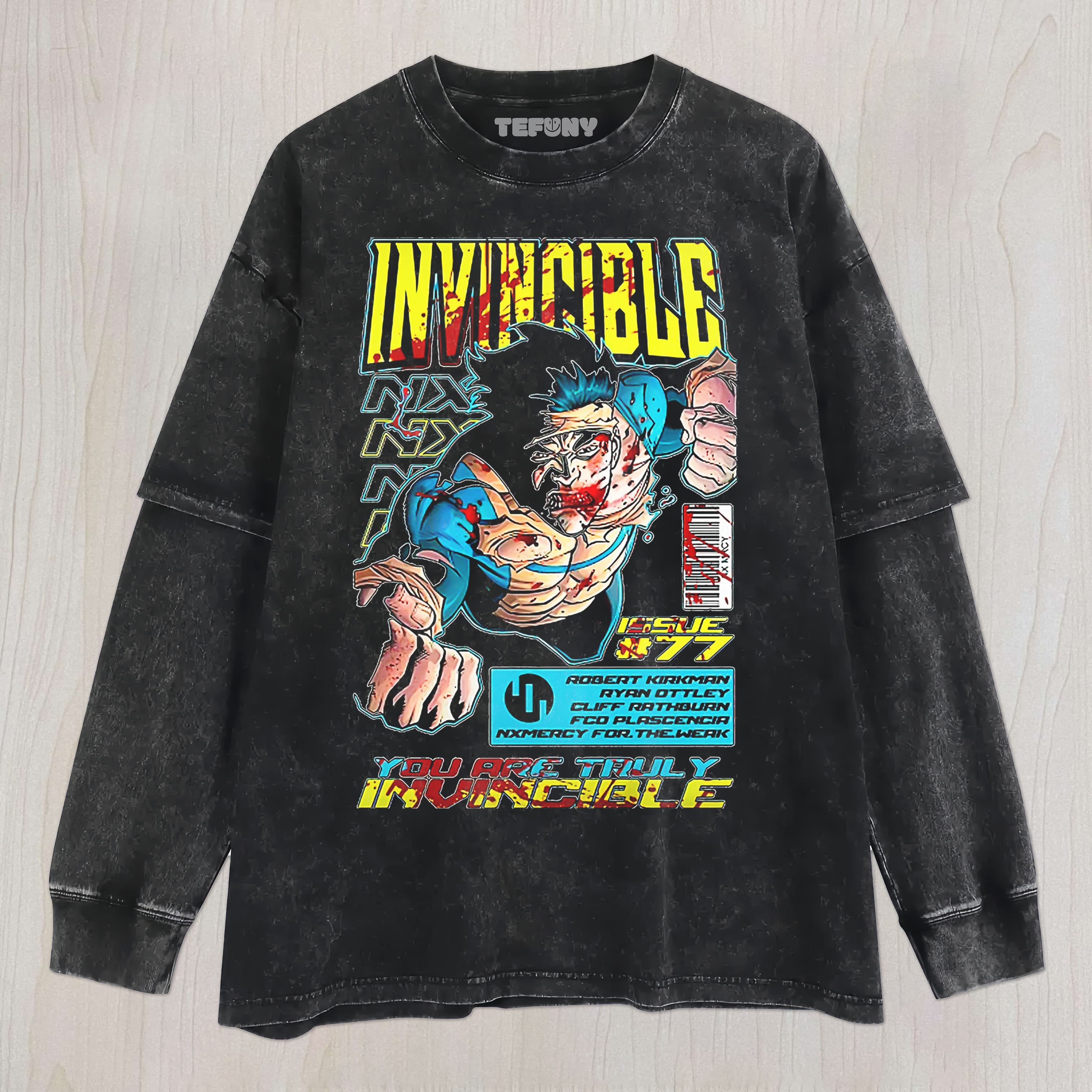 INVINCIBLE ESSENTIAL UNISEX TEE, TANK TOP, LAYERED LS, SWEATSHIRT & HOODIE