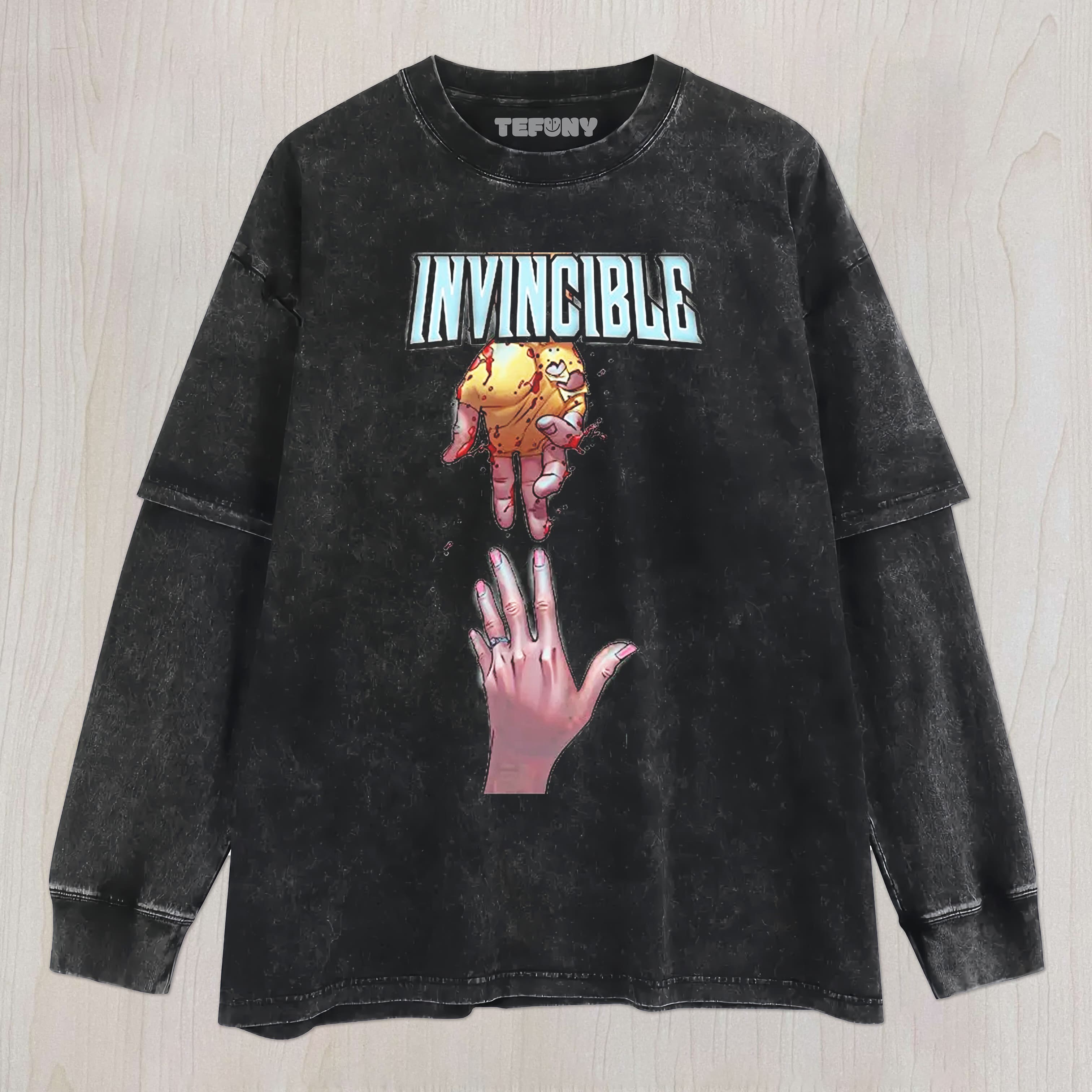 INVINCIBLE UNISEX TEE, TANK TOP, LAYERED LS, SWEATSHIRT & HOODIE