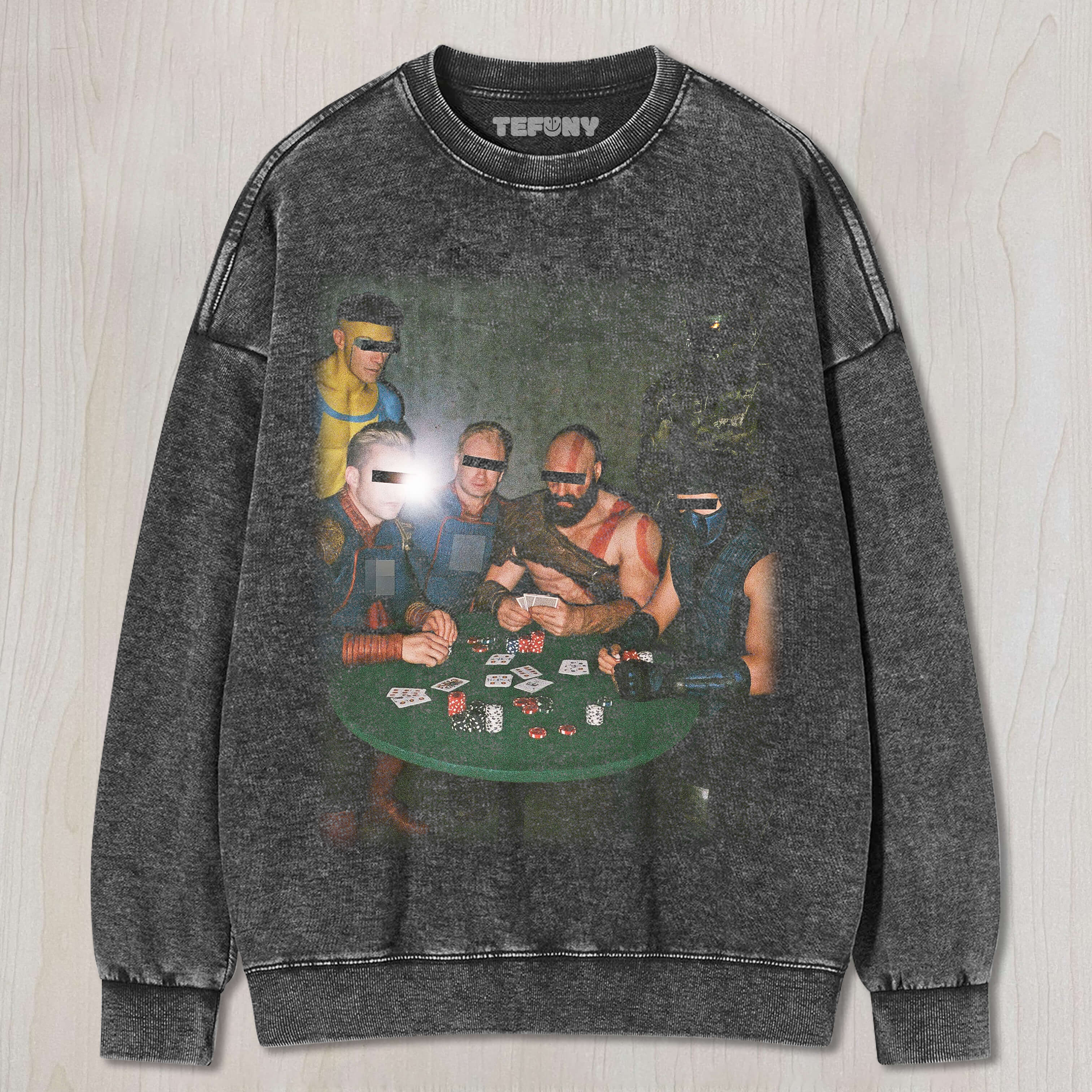 INVINCIBLE & HOMELANDER KRATOS & MASTER CHIEF & SUB-ZERO T-SHIRT