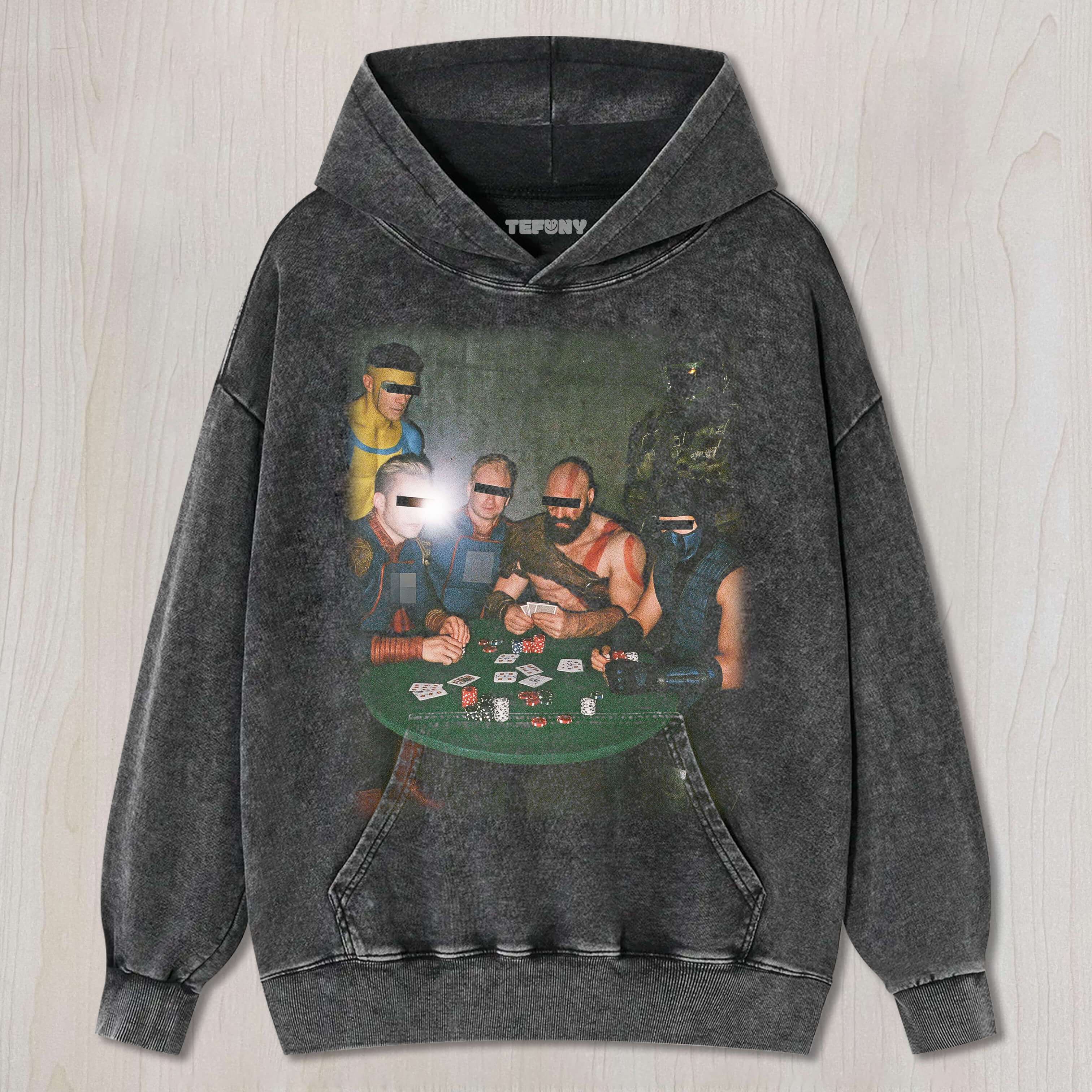 INVINCIBLE & HOMELANDER KRATOS & MASTER CHIEF & SUB-ZERO T-SHIRT