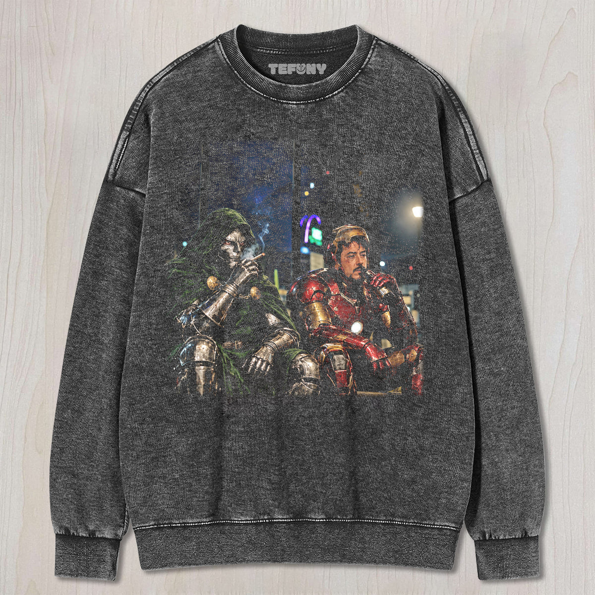 IRON MAN AND DR. DOOM N1 UNISEX TEE, TANK TOP, LAYERED LS, SWEATSHIRT & HOODIE