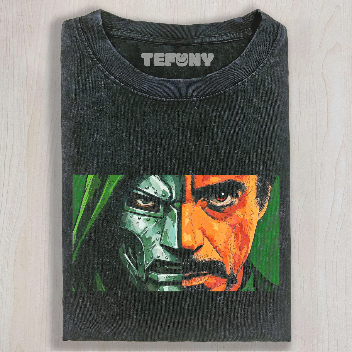 IRON MAN & DR.DOOM TEE V2 UNISEX TEE, TANK TOP, LAYERED LS, SWEATSHIRT & HOODIE