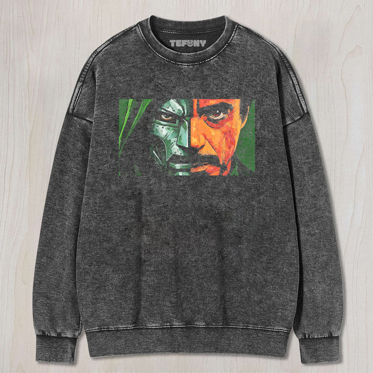 IRON MAN & DR.DOOM TEE V2 UNISEX TEE, TANK TOP, LAYERED LS, SWEATSHIRT & HOODIE