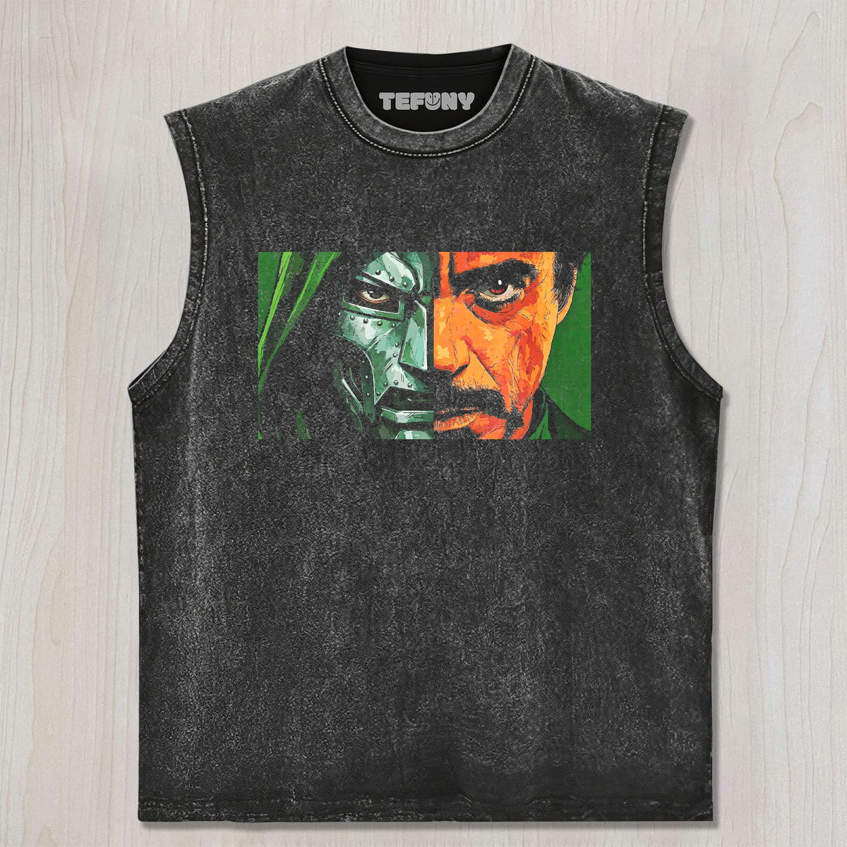 IRON MAN & DR.DOOM TEE V2 UNISEX TEE, TANK TOP, LAYERED LS, SWEATSHIRT & HOODIE