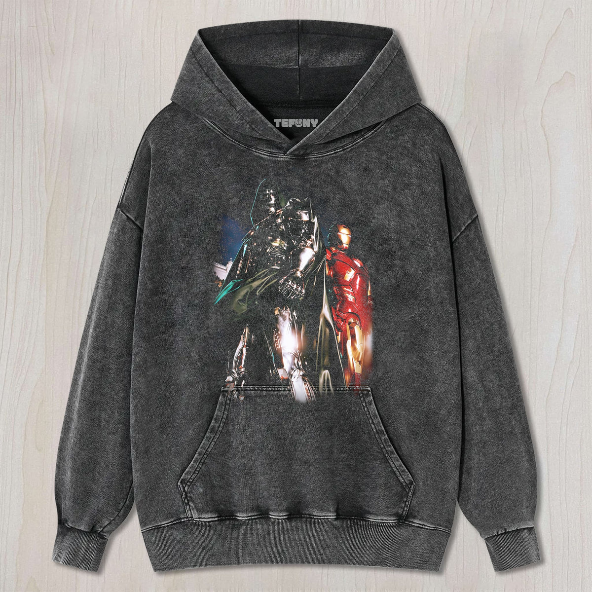 IRON MAN & DR.DOOM V1 UNISEX TEE, TANK TOP, LAYERED LS, SWEATSHIRT & HOODIE