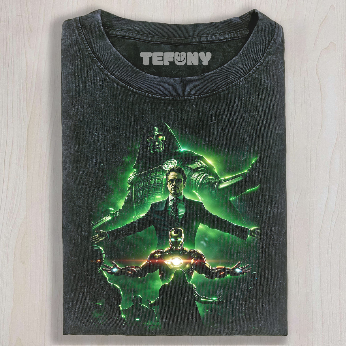 IRON MAN & DR.DOOM V5 UNISEX TEE, TANK TOP, LAYERED LS, SWEATSHIRT & HOODIE