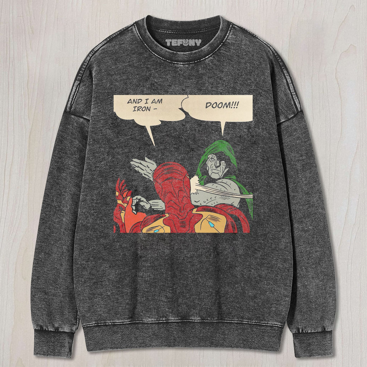 IRON MAN & DR.DOOM V6 UNISEX TEE, TANK TOP, LAYERED LS, SWEATSHIRT & HOODIE