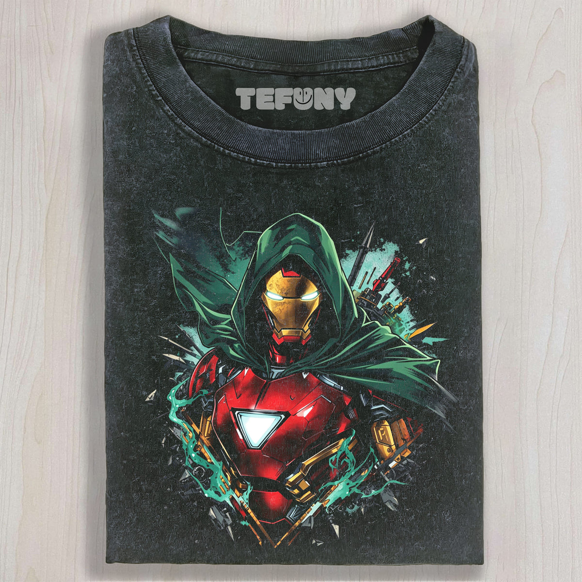 IRON MAN & DR.DOOM V7 UNISEX TEE, TANK TOP, LAYERED LS, SWEATSHIRT & HOODIE