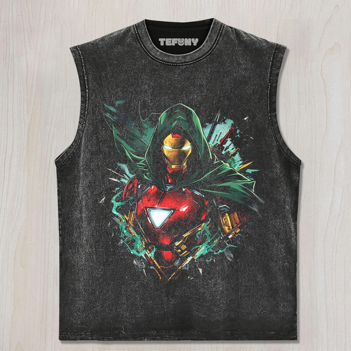 IRON MAN & DR.DOOM V7 UNISEX TEE, TANK TOP, LAYERED LS, SWEATSHIRT & HOODIE