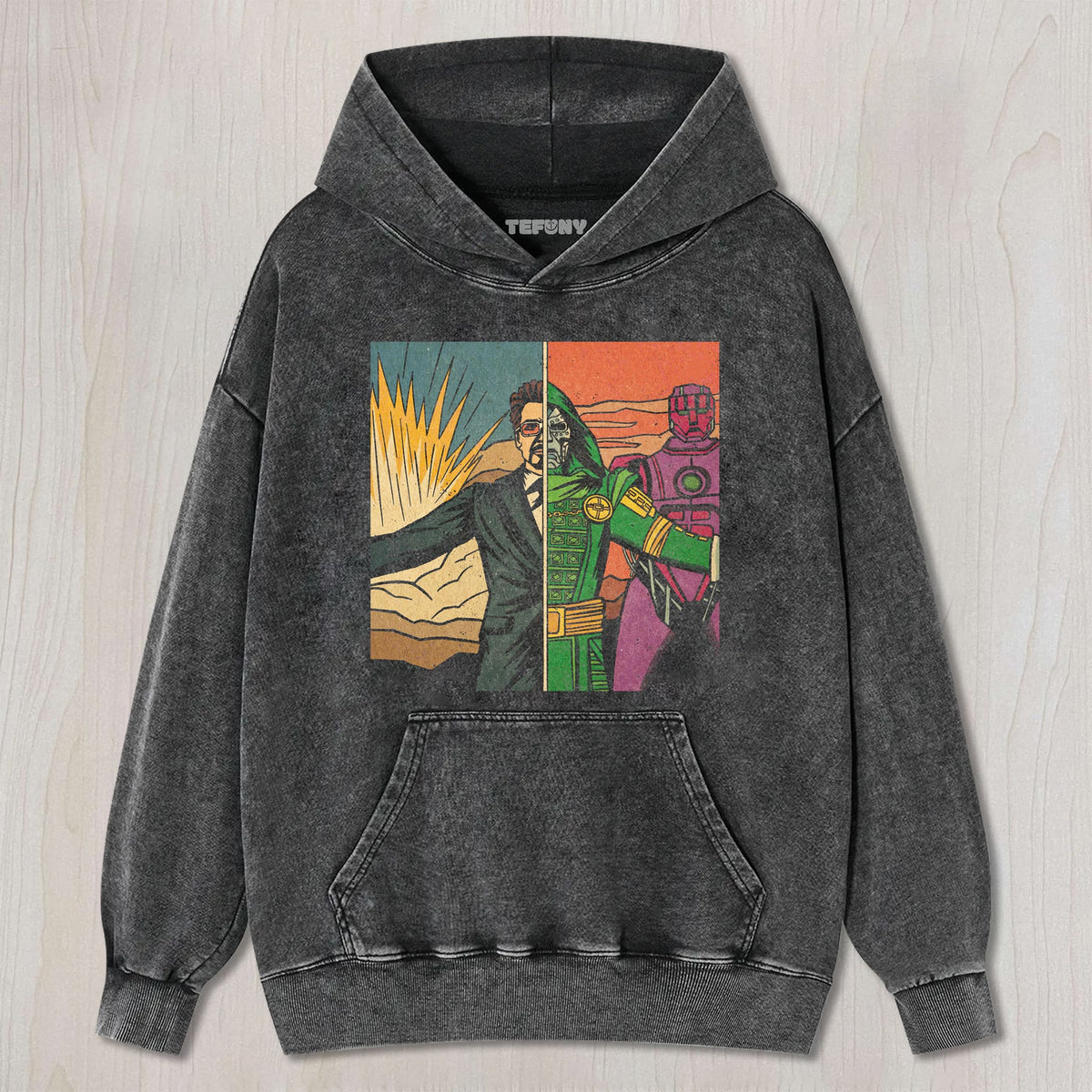 IRON MAN & DR.DOOM V8 UNISEX TEE, TANK TOP, LAYERED LS, SWEATSHIRT & HOODIE