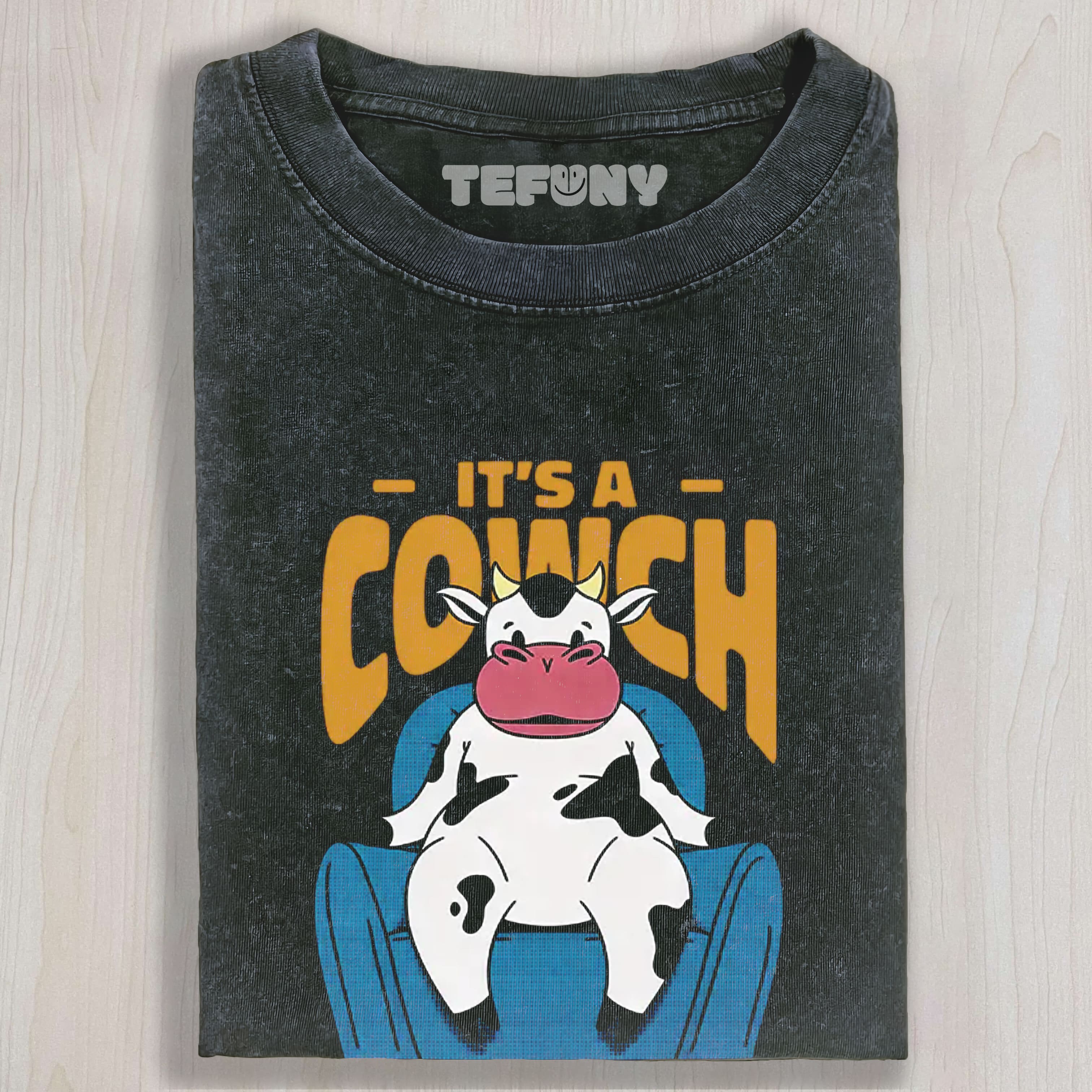 ITS A COWCH FUNNY COW UNISEX TEE, TANK TOP, LAYERED LS, SWEATSHIRT & HOODIE