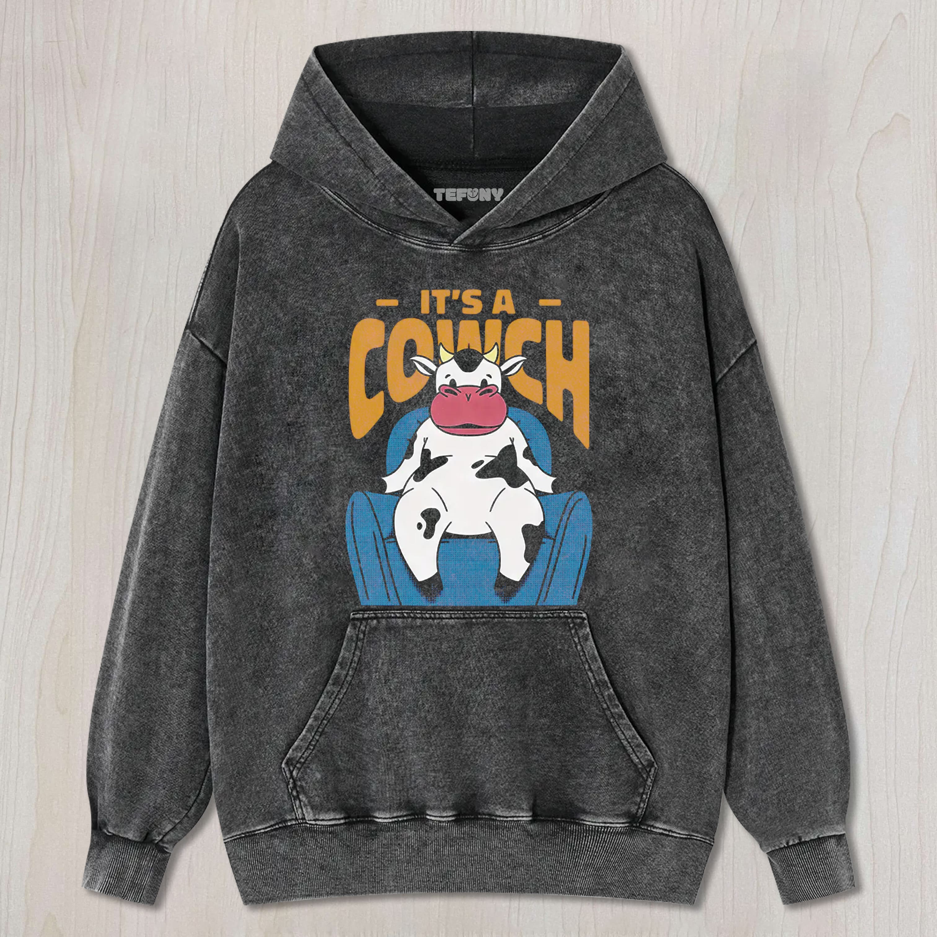ITS A COWCH FUNNY COW UNISEX TEE, TANK TOP, LAYERED LS, SWEATSHIRT & HOODIE