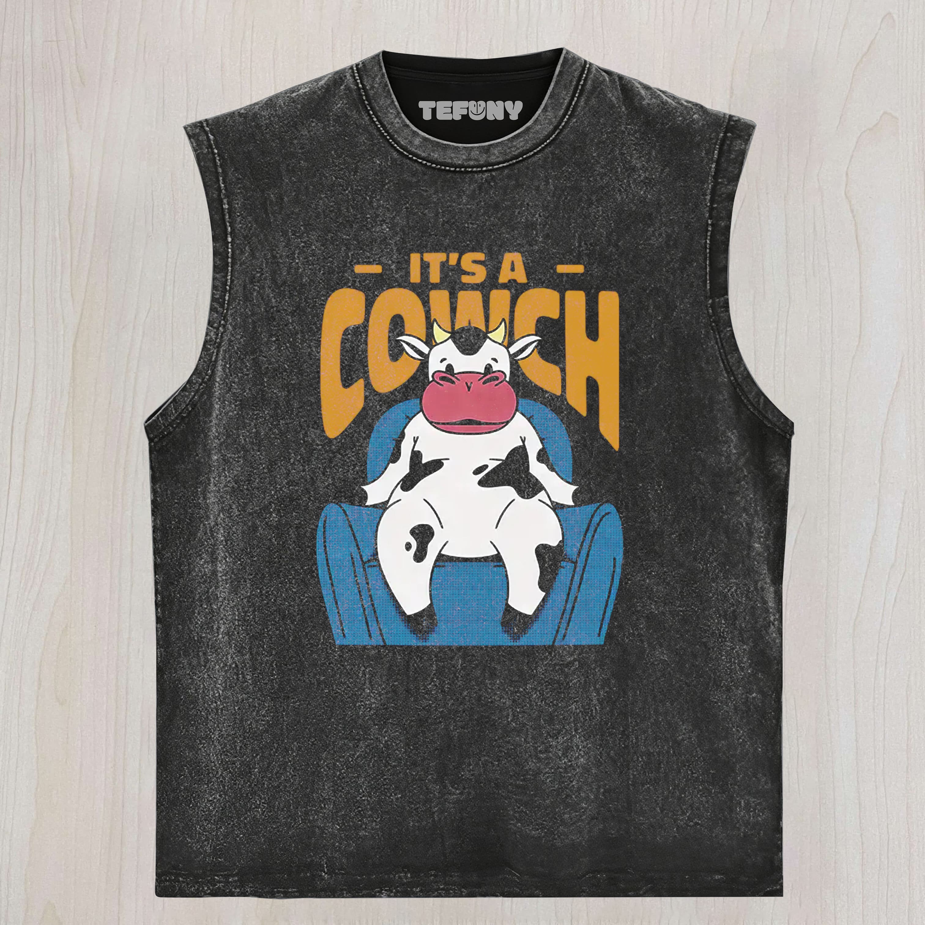 ITS A COWCH FUNNY COW UNISEX TEE, TANK TOP, LAYERED LS, SWEATSHIRT & HOODIE