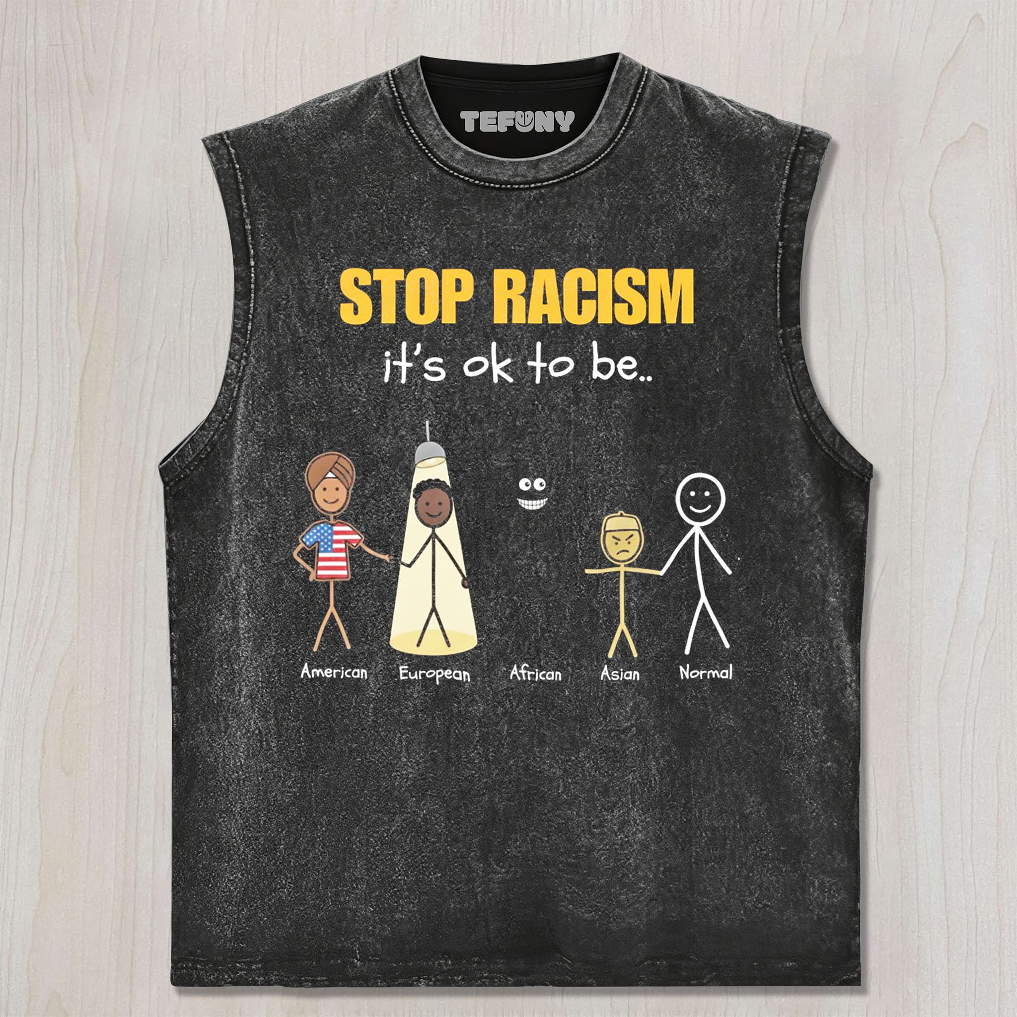 IT'S OK TO BE UNISEX TEE, TANK TOP, LAYERED LS, SWEATSHIRT & HOODIE