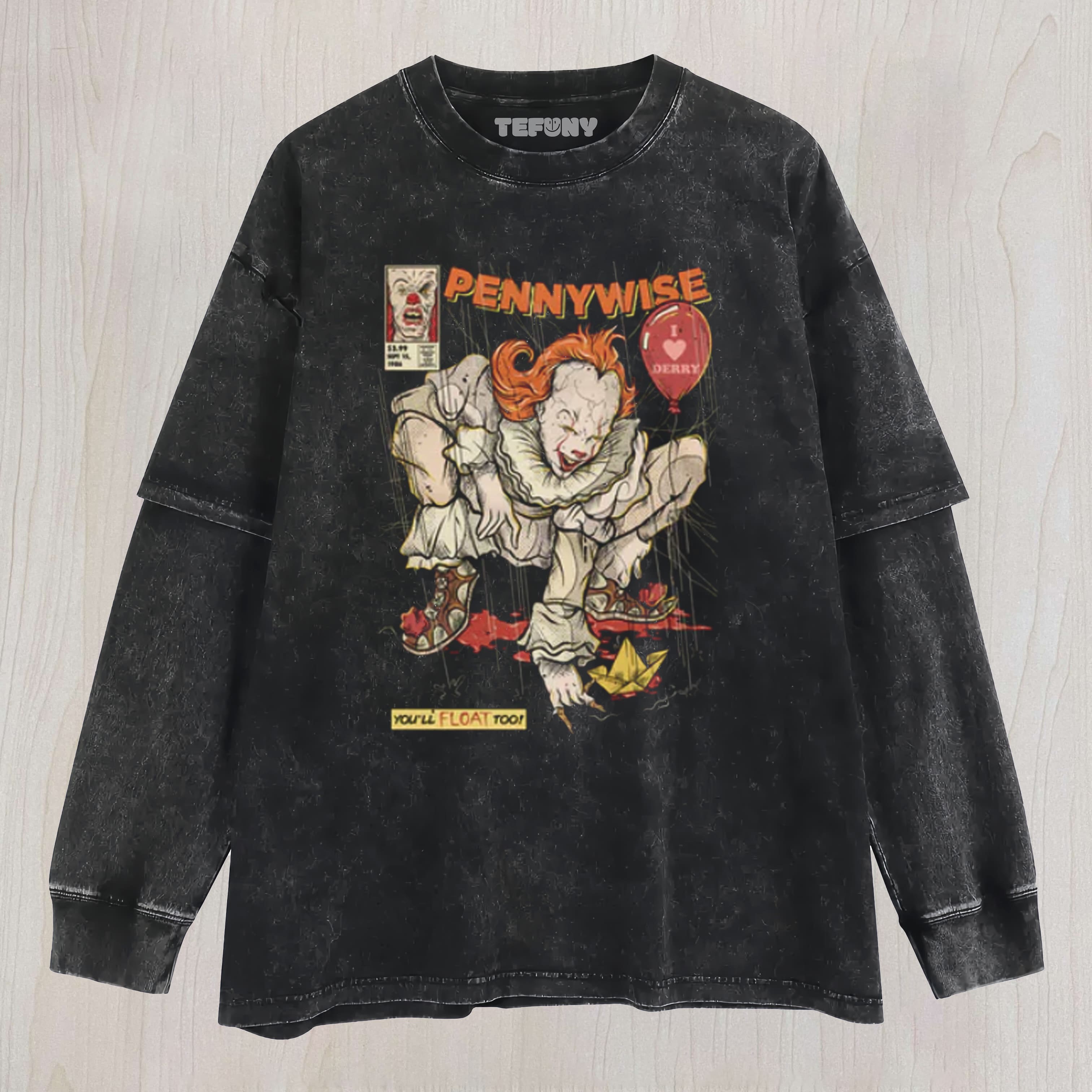 I LOVE DERRY LAYERED LONG SLEEVE