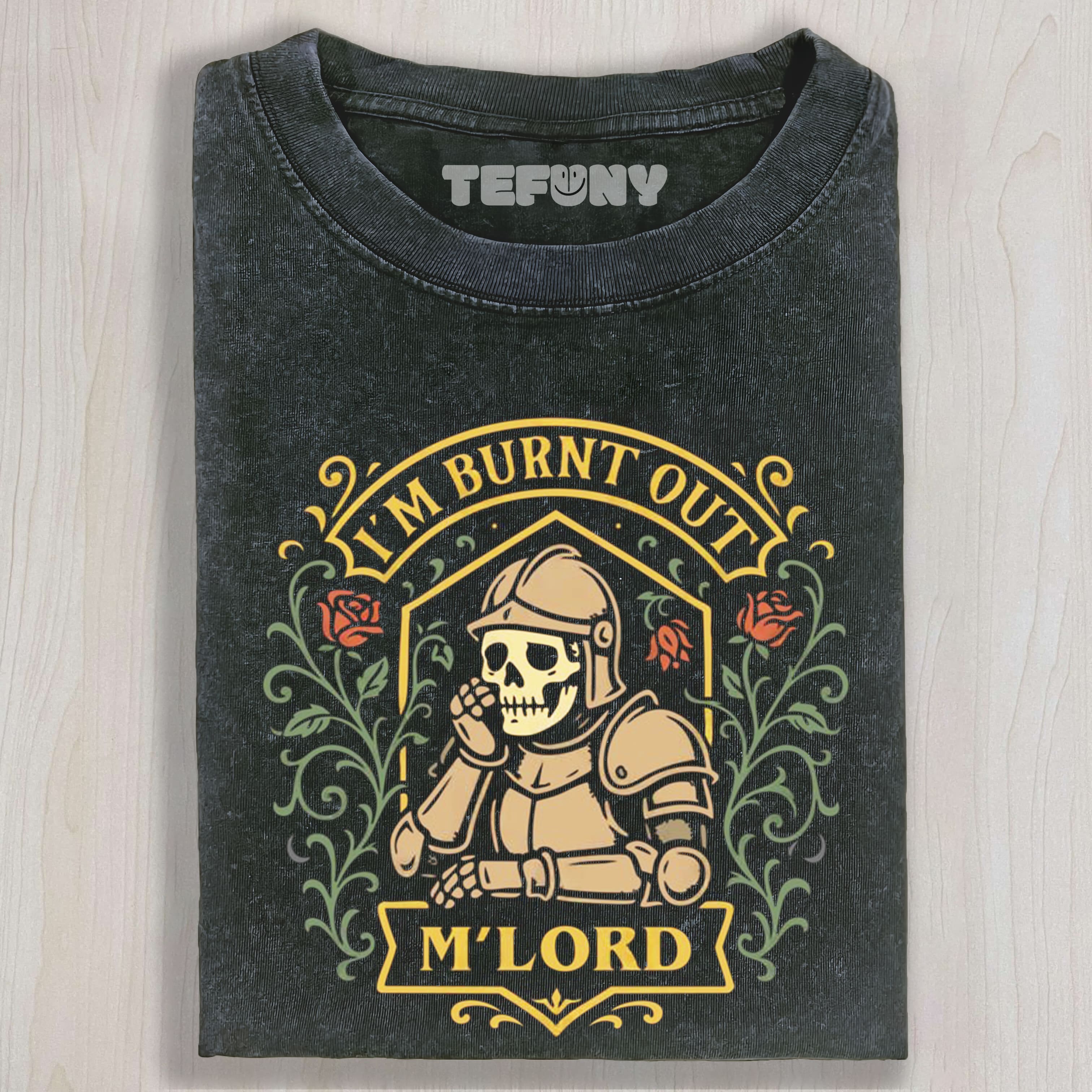 I'M BURNT OUT M'LORD SKELETON TEE & SWEAT & HOOD