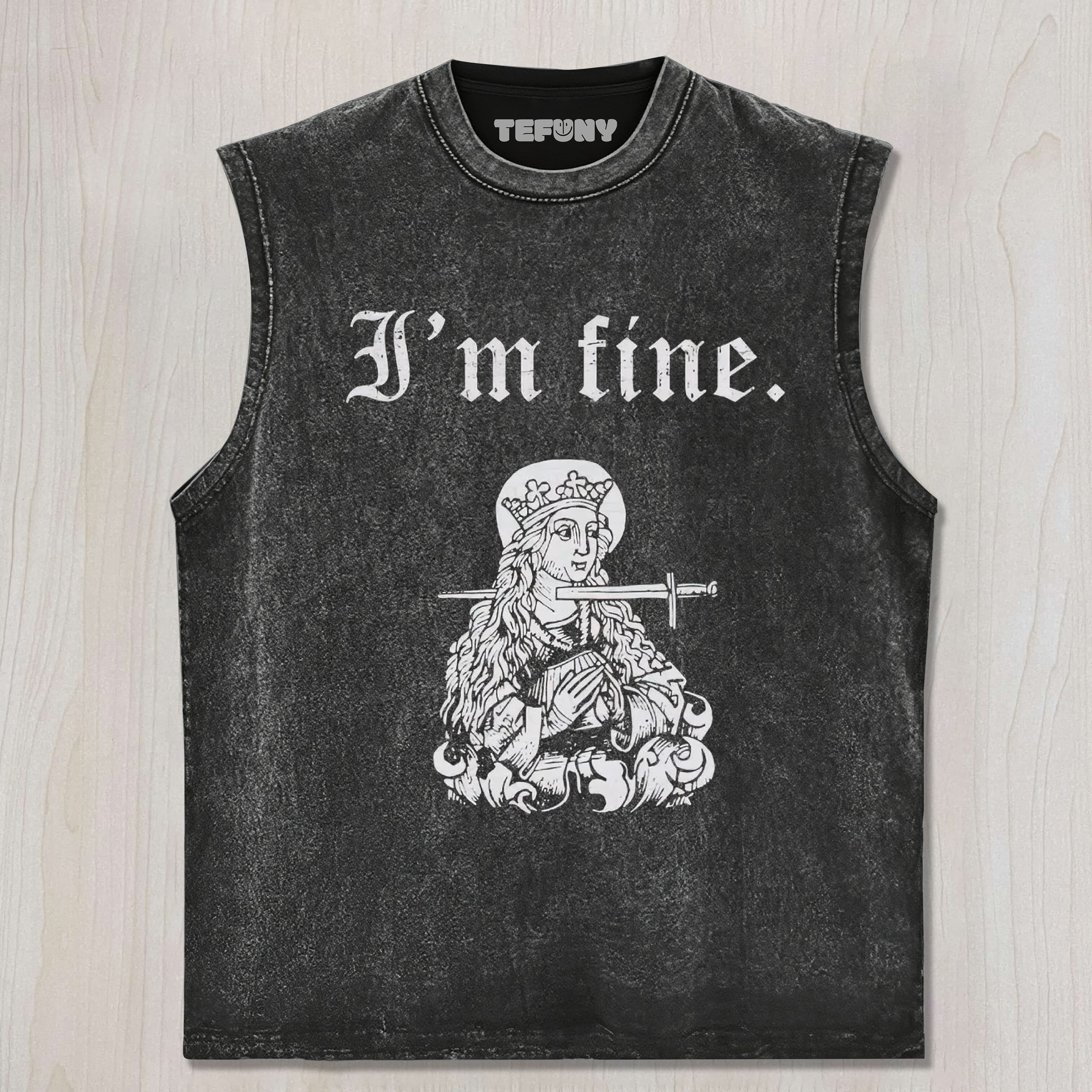 I'M FINE UNISEX TEE, TANK TOP, LAYERED LS, SWEATSHIRT & HOODIE