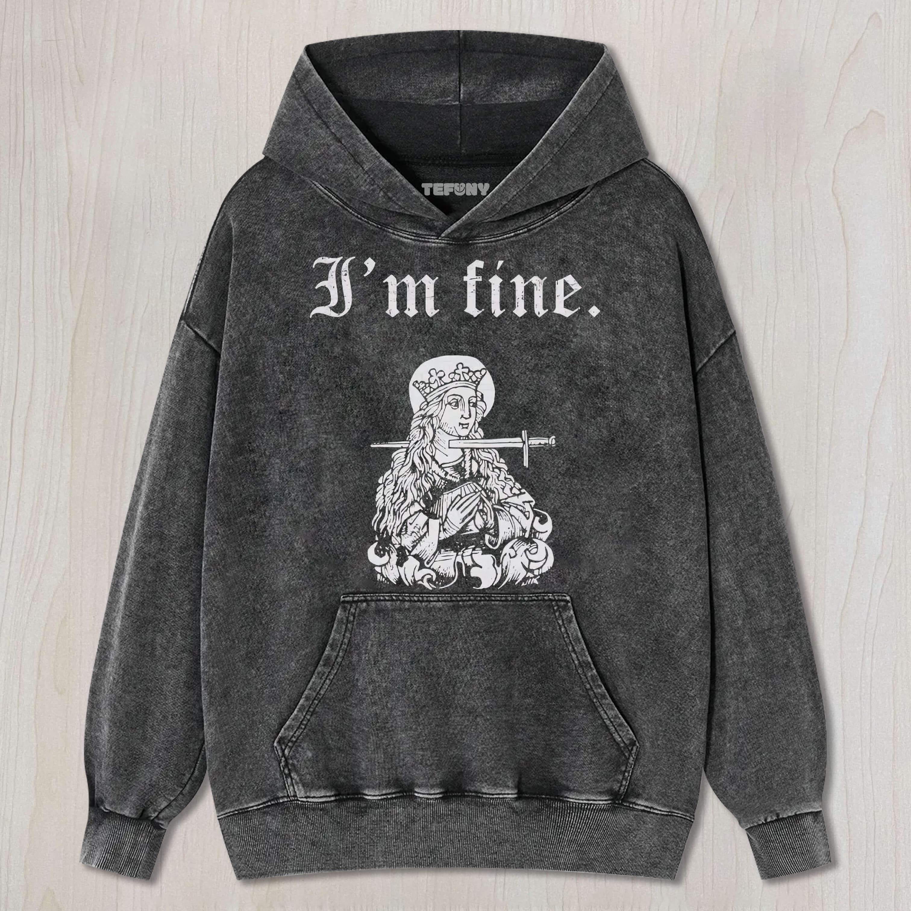 I'M FINE UNISEX TEE, TANK TOP, LAYERED LS, SWEATSHIRT & HOODIE