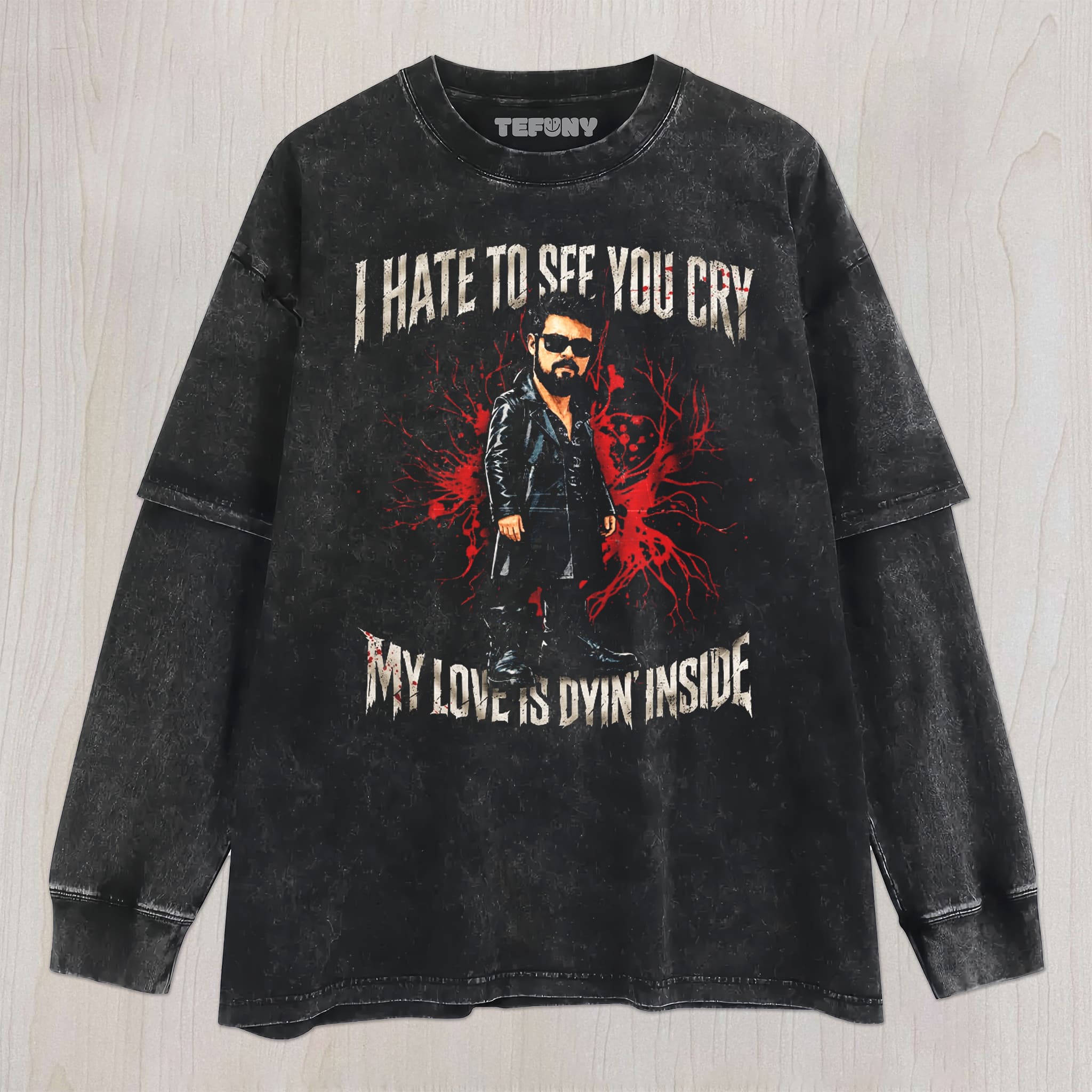 I HATE TO SEE YOU CRY UNISEX TEE, TANK TOP, LAYERED LS, SWEATSHIRT & HOODIE