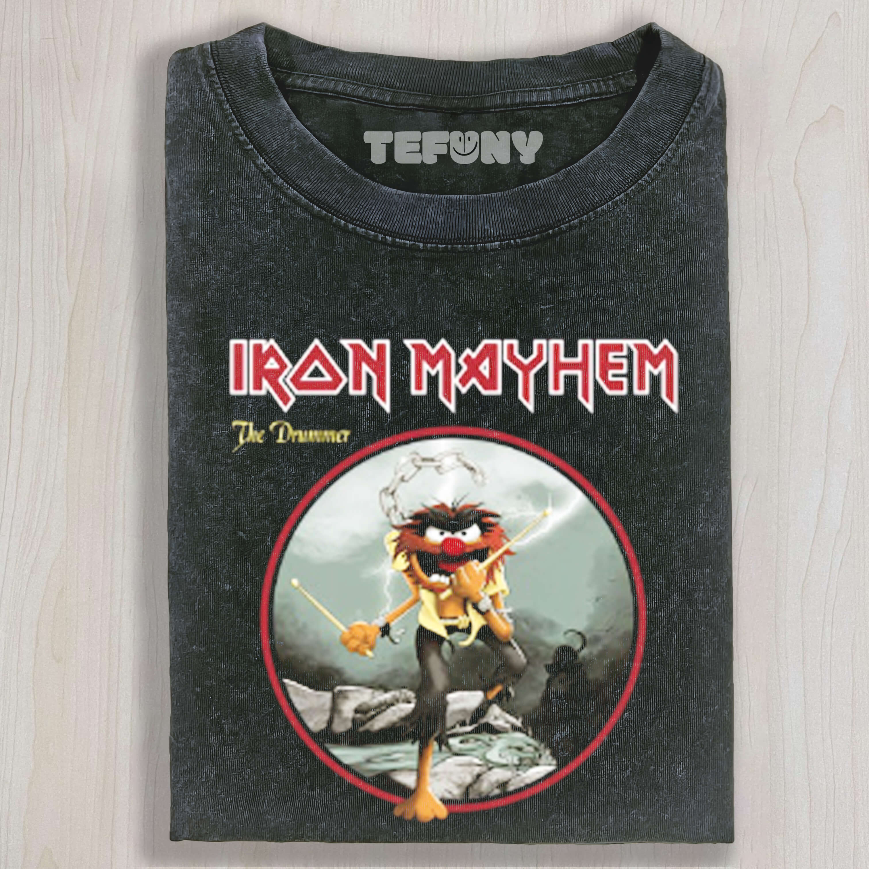 IIIRROONN MMAYHEMMM THEMUP TEE & SWEAT & HOOD