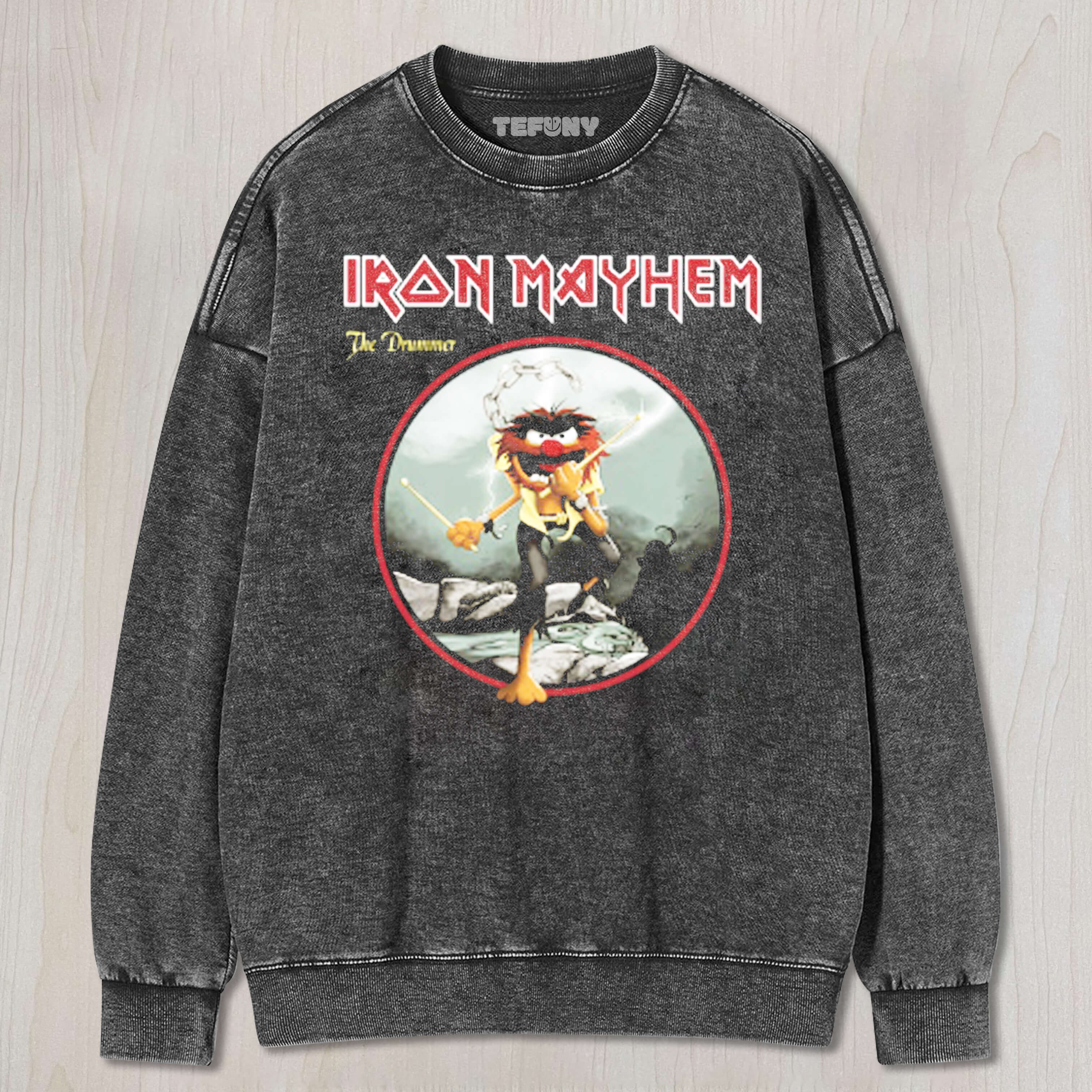 IIIRROONN MMAYHEMMM THEMUP TEE & SWEAT & HOOD