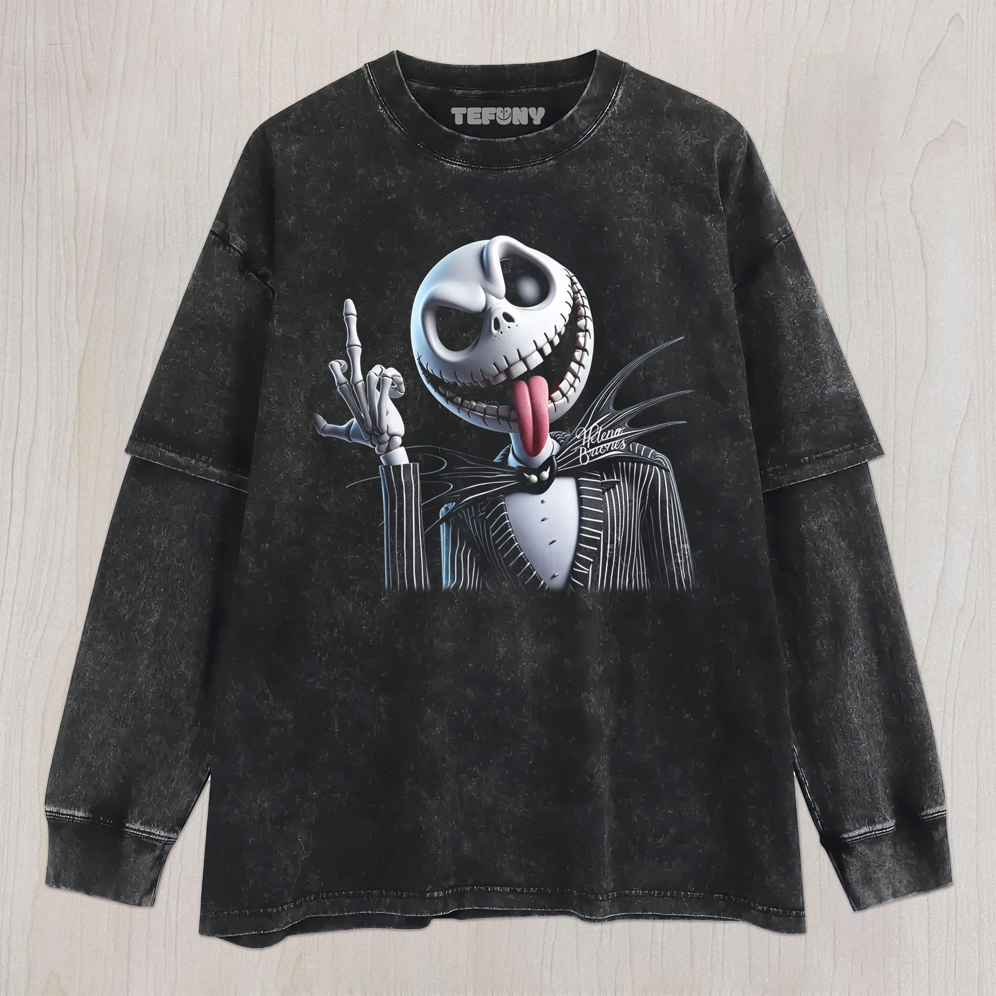 JACK GIVES THE MIDDLE FINGER UNISEX TEE, TANK TOP, LAYERED LS, SWEATSHIRT & HOODIE