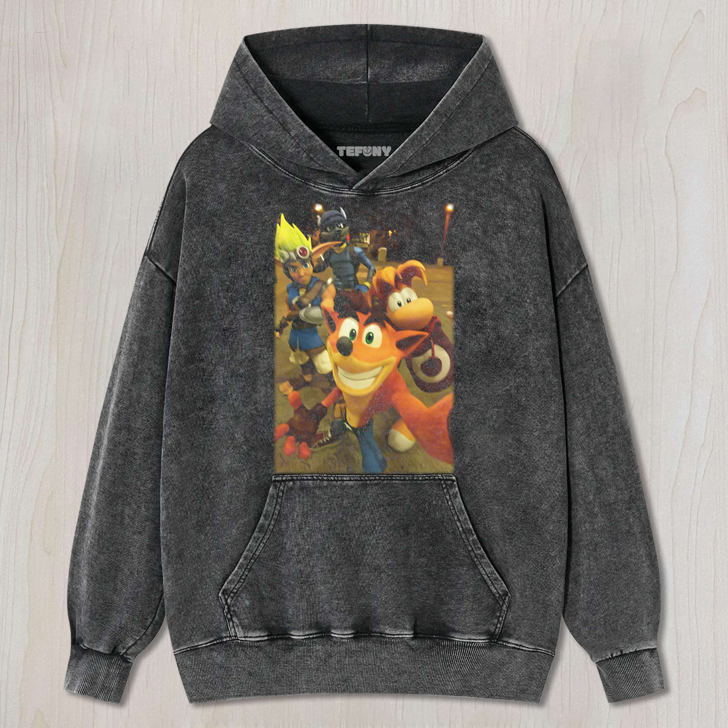 JAK AND OTHER CHARACTERS TAKE PHOTOS TEE & SWEAT & HOOD