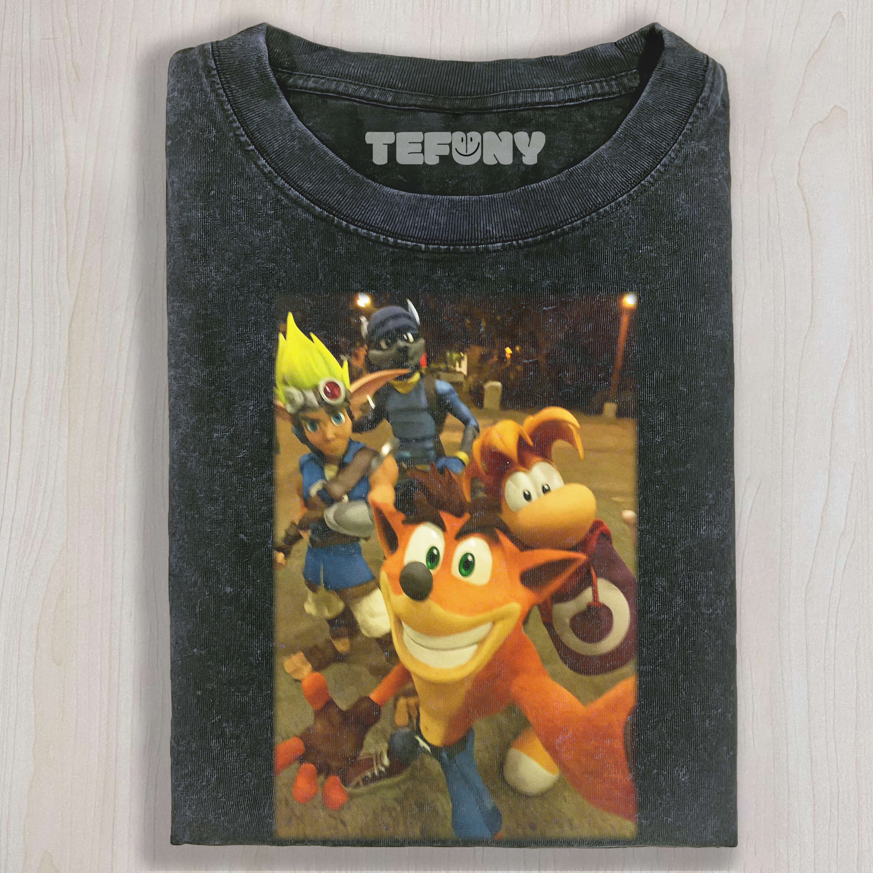 JAK AND OTHER CHARACTERS TAKE PHOTOS TEE & SWEAT & HOOD