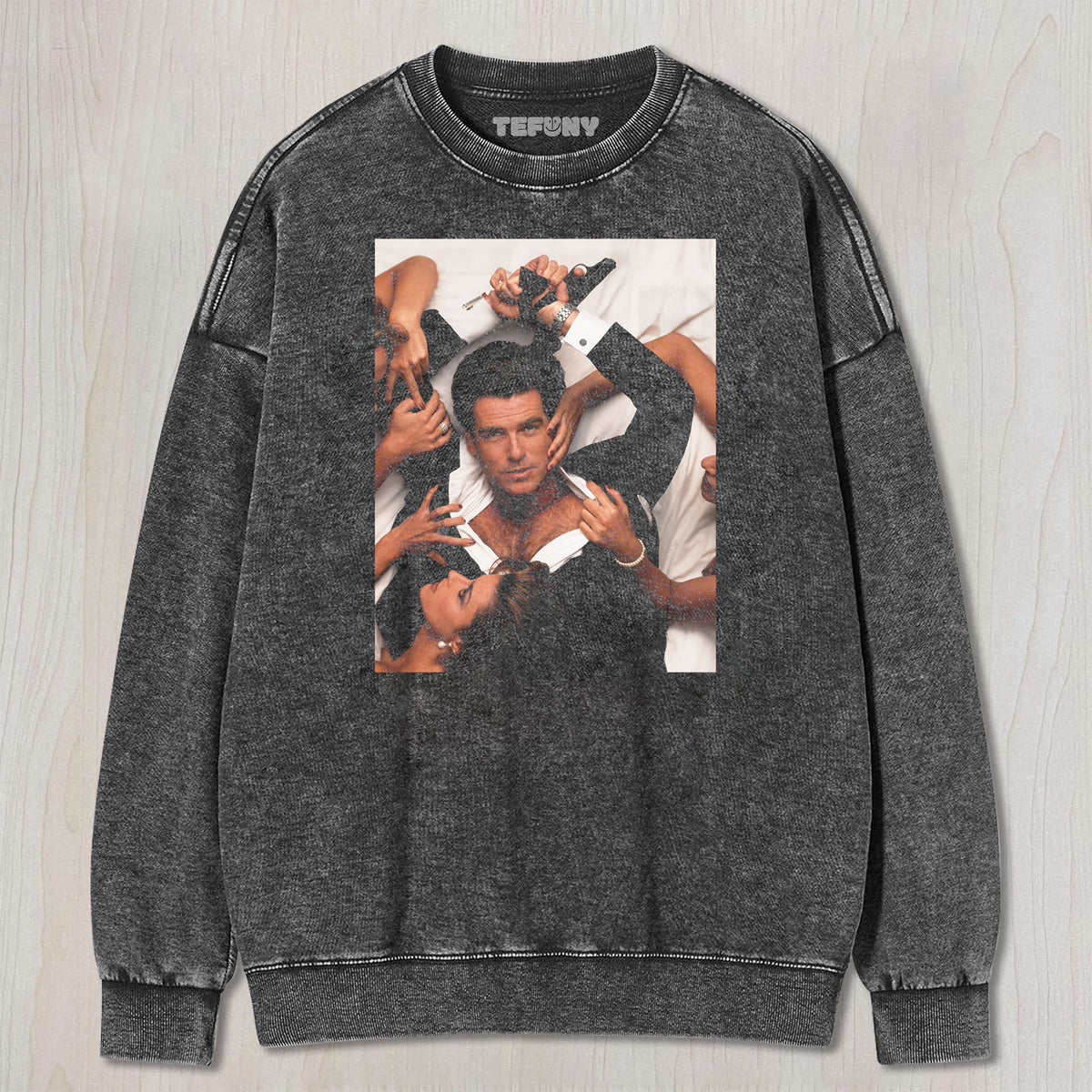 JAMES BOND LAY IN BED UNISEX TEE, TANK TOP, LAYERED LS, SWEATSHIRT & HOODIE