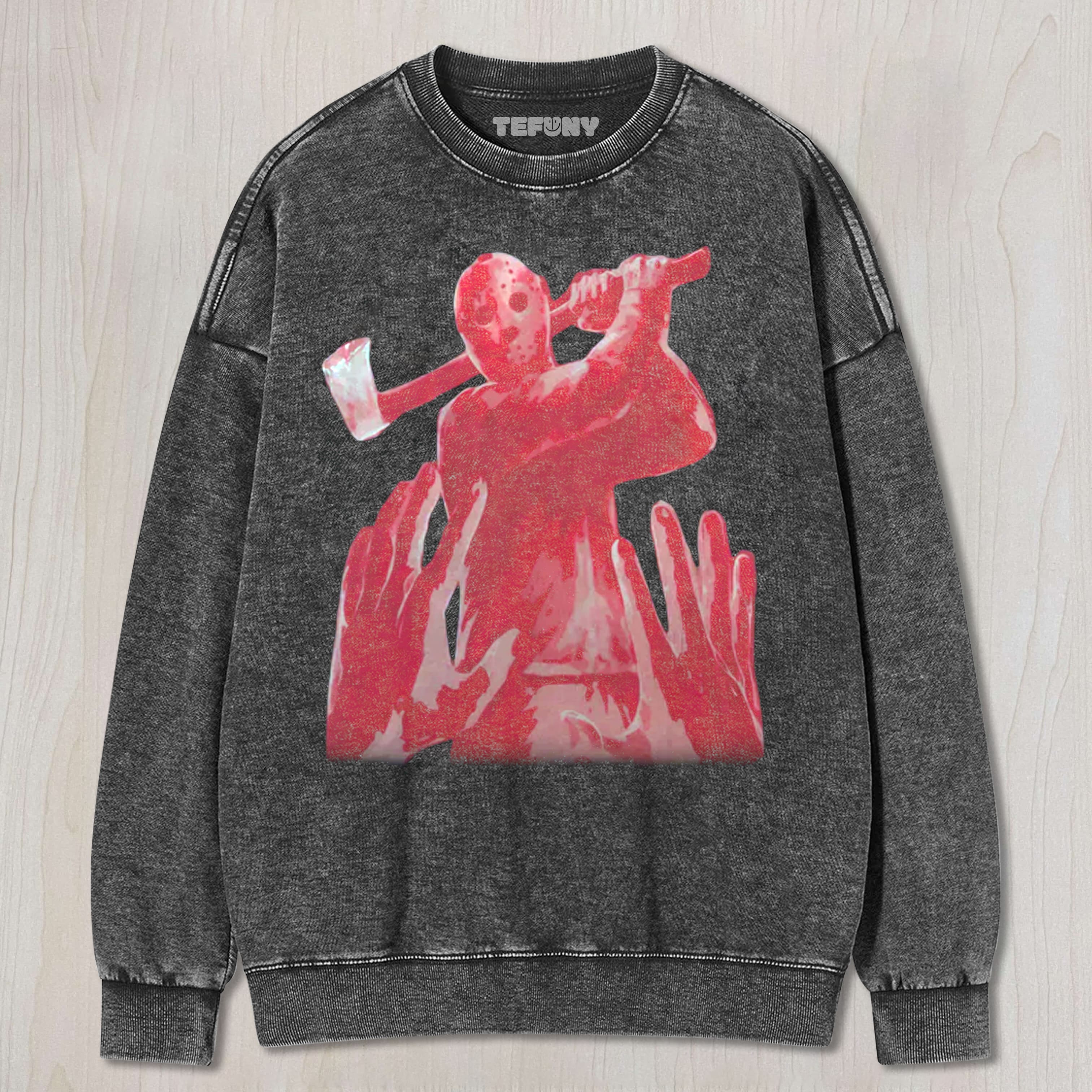 JASON BLOODY RED GRAPHIC UNISEX TEE, TANK TOP, LAYERED LS, SWEATSHIRT & HOODIE