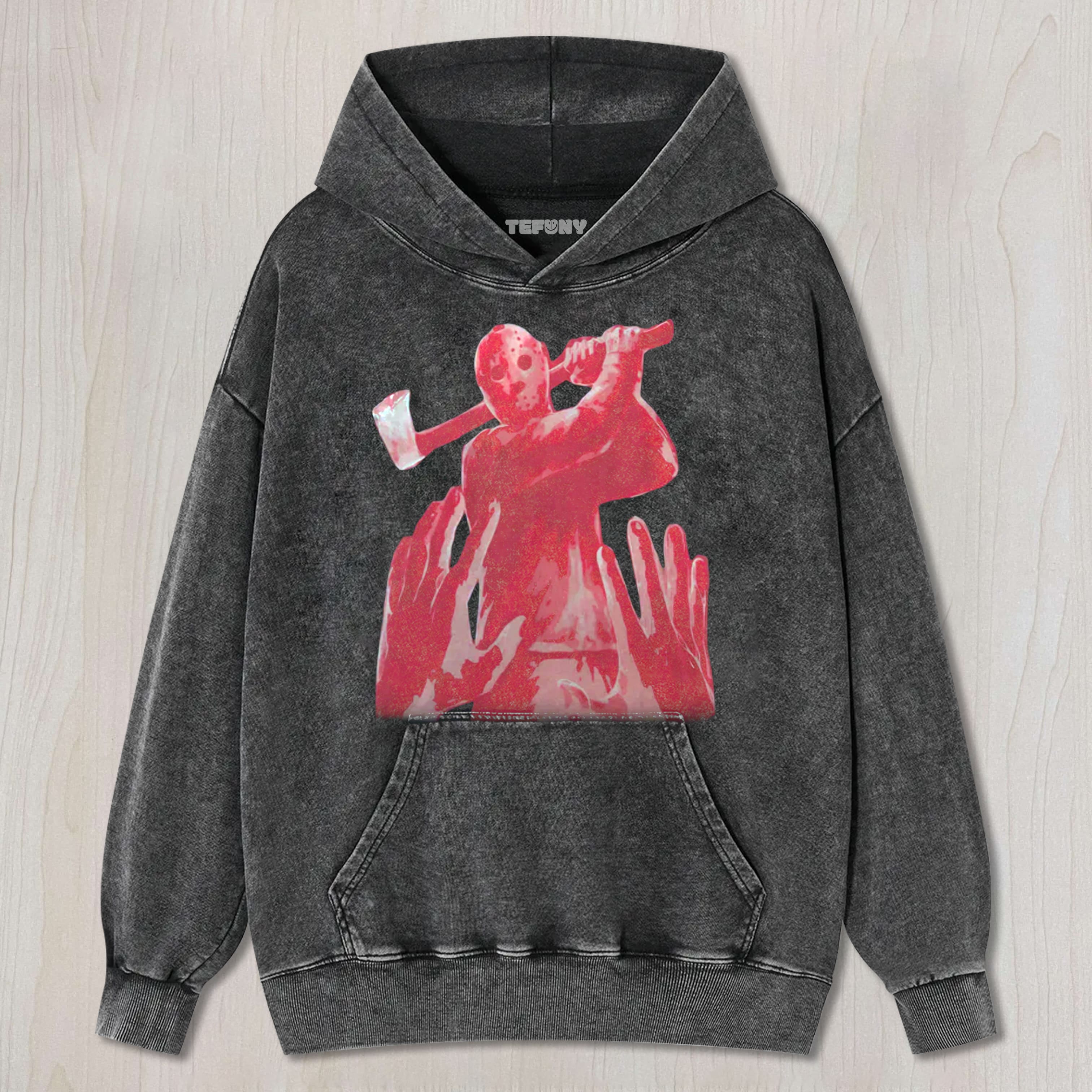 JASON BLOODY RED GRAPHIC UNISEX TEE, TANK TOP, LAYERED LS, SWEATSHIRT & HOODIE
