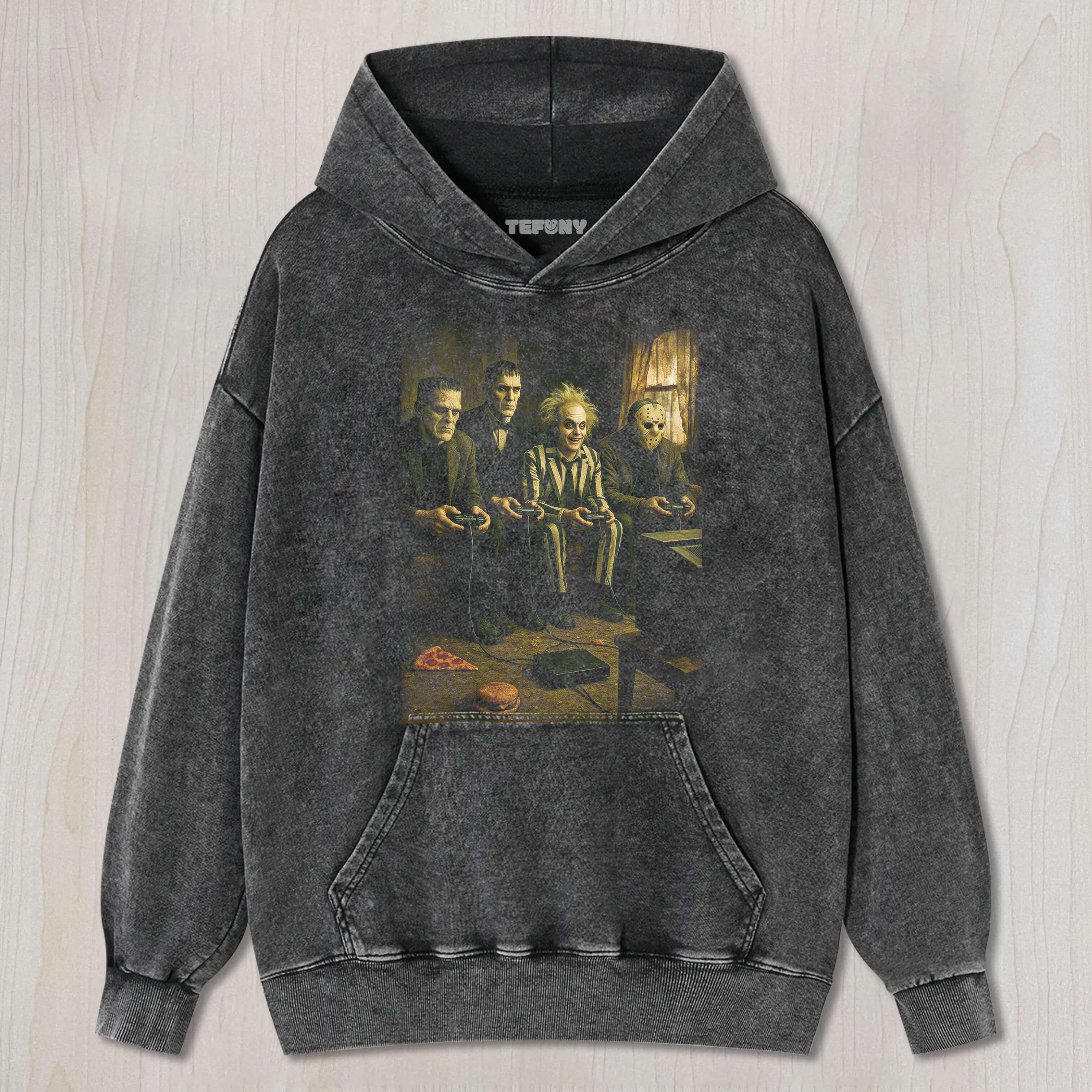 JASON, BEETLEJUICE, AND OTHERS ARE PLAYING GAMES TEE & SWEAT & HOOD