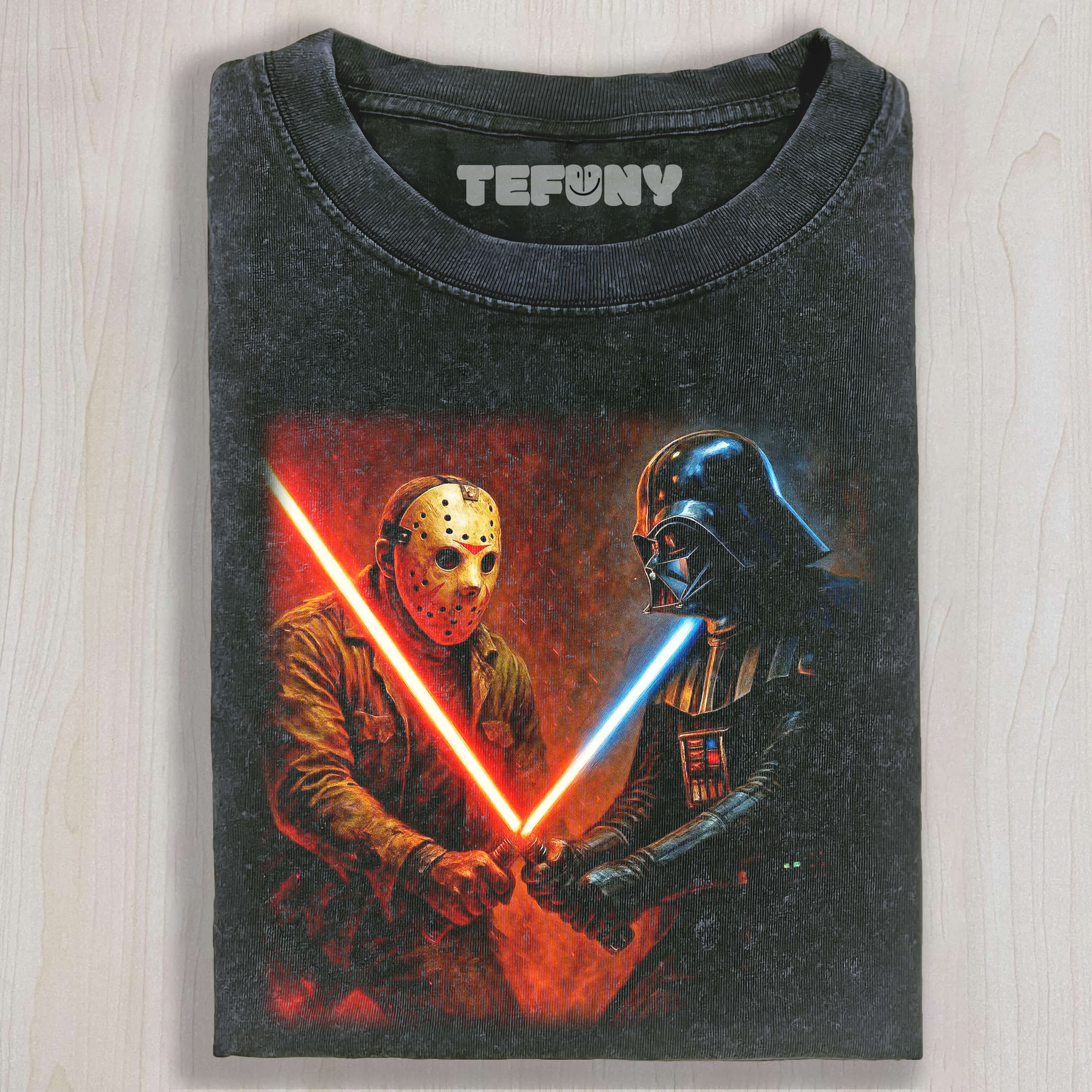 JASON VOORHEES FIGHTS ANAKIN SKYWALKER T-SHIRT