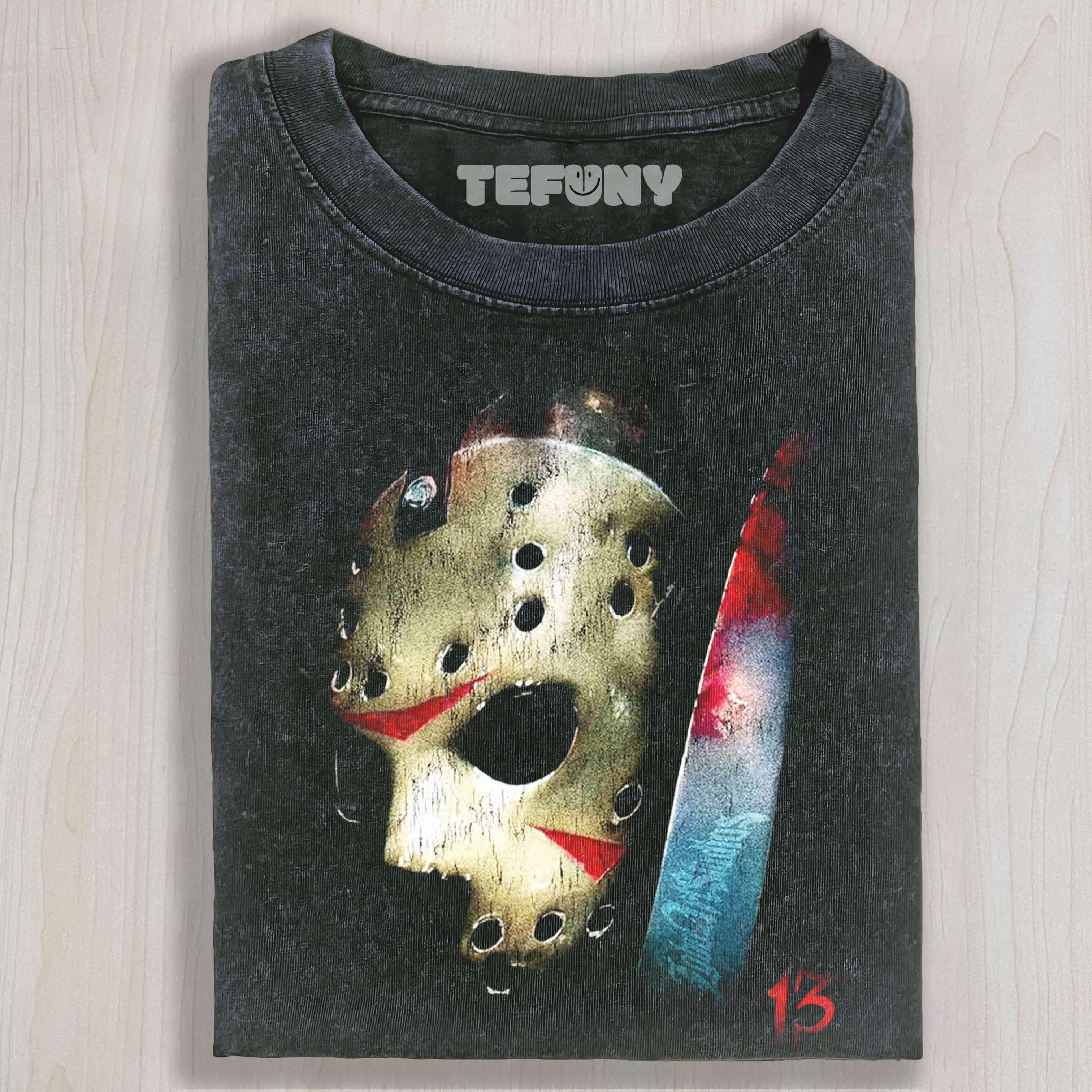 JASON VOORHEES HOLDING A KNIFE TEE & SWEAT & HOOD