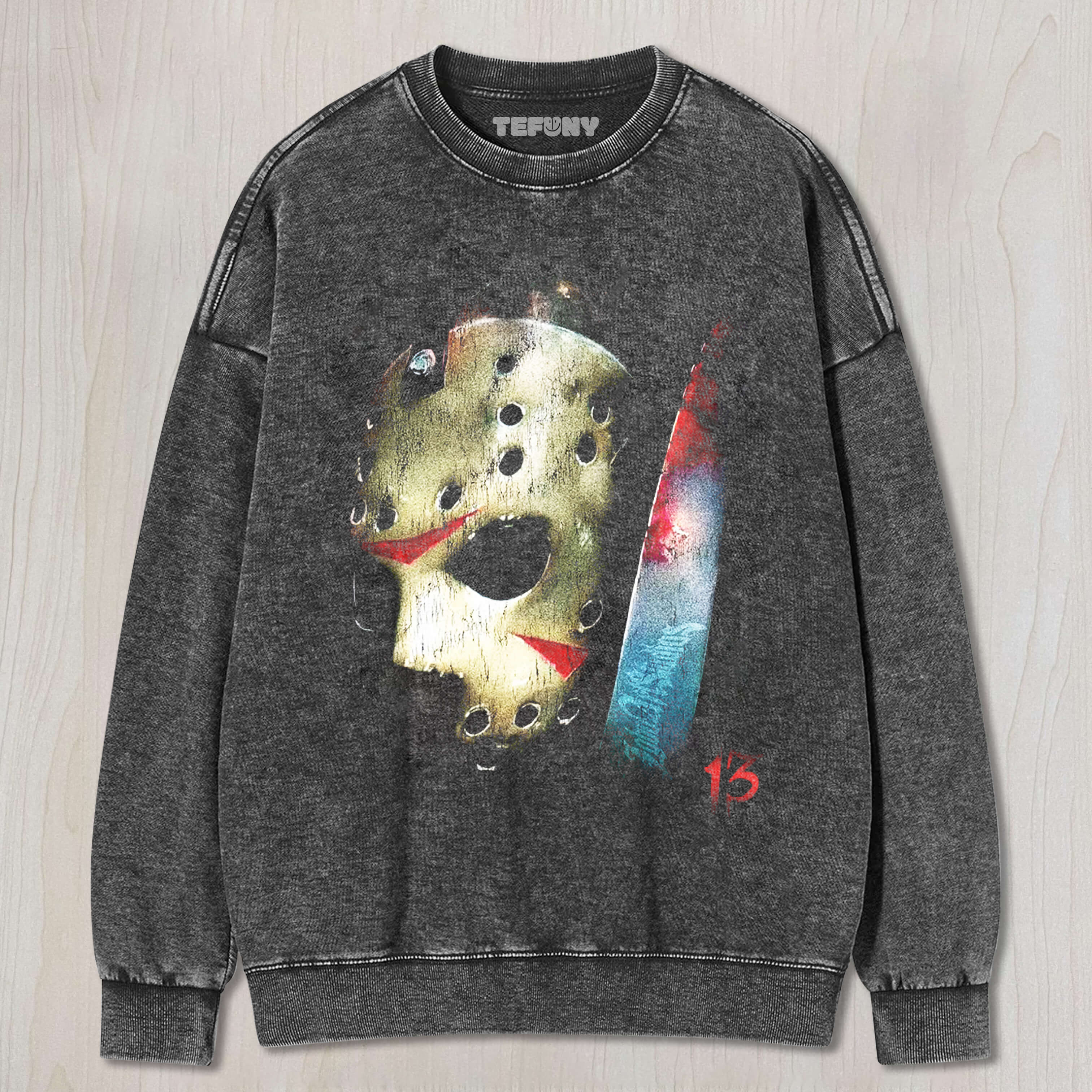 JASON VOORHEES HOLDING A KNIFE TEE & SWEAT & HOOD