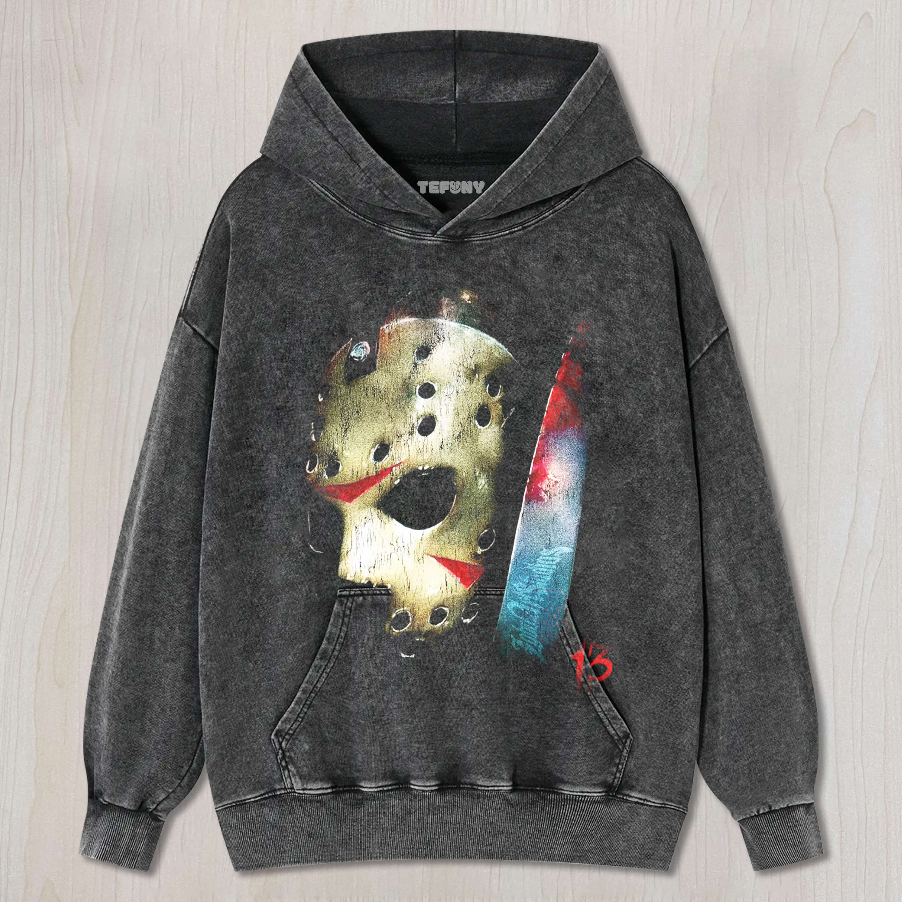 JASON VOORHEES HOLDING A KNIFE TEE & SWEAT & HOOD