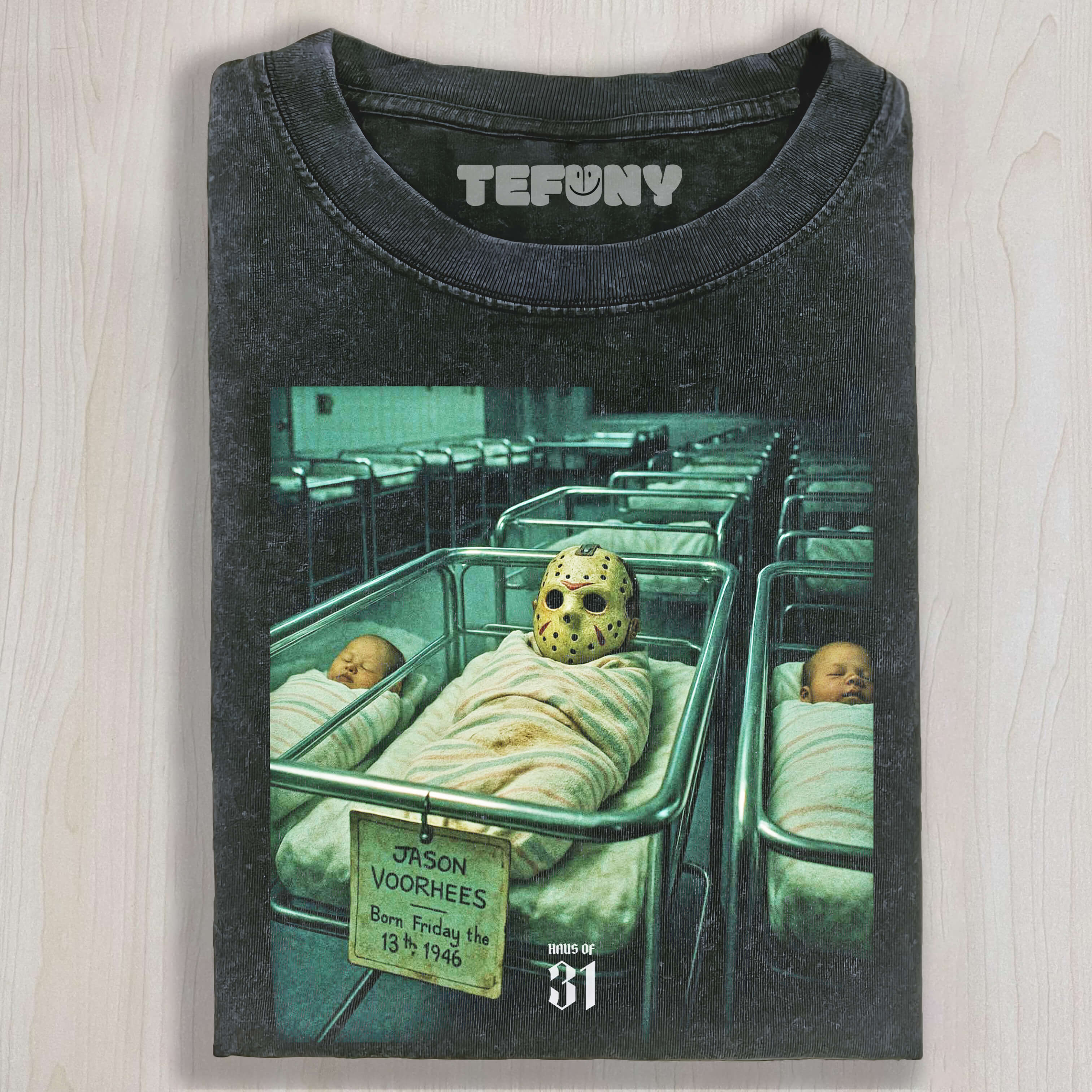 JASON VOORHEES, JUST BORN T-SHIRT & LONG SLEEVES & HOODIES