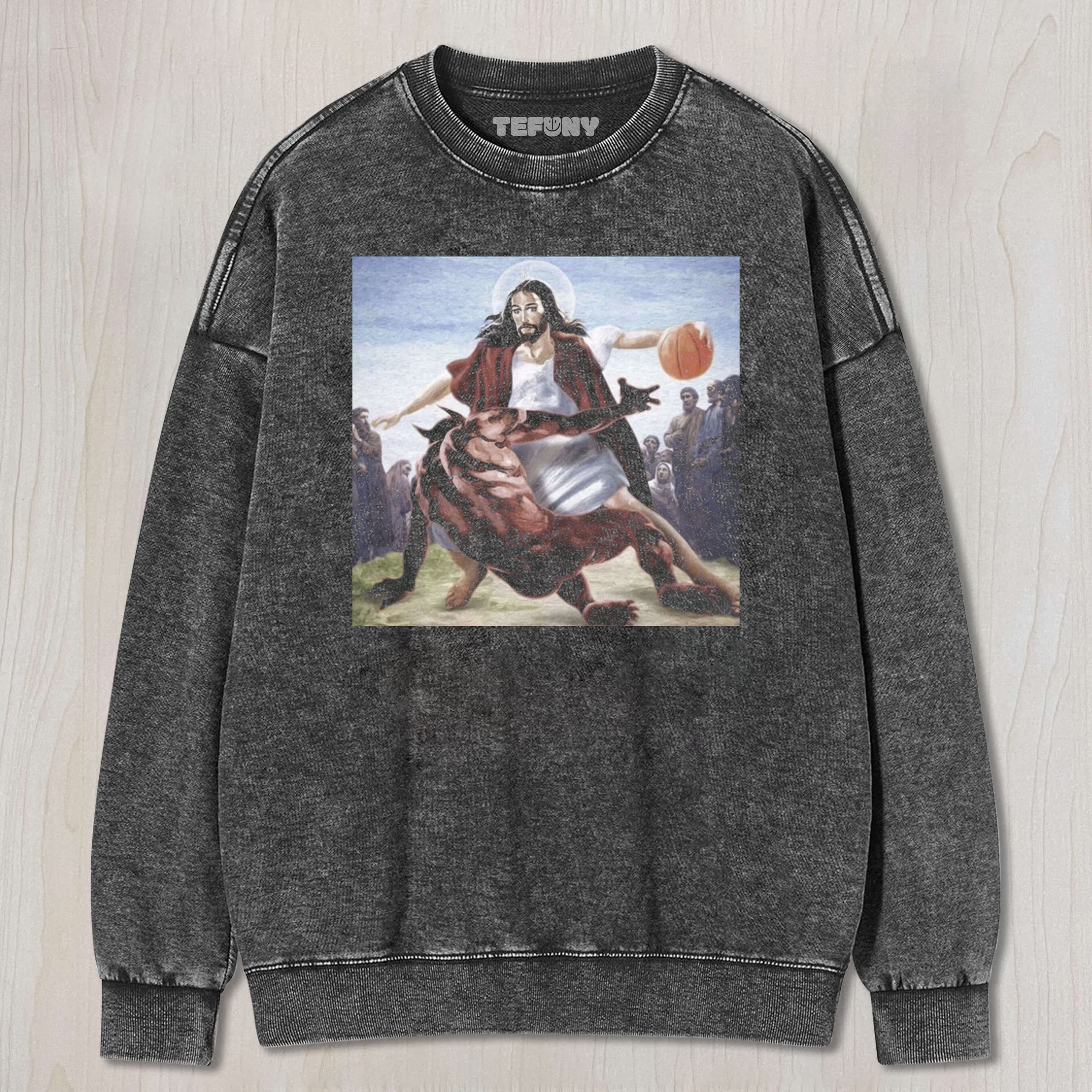 JESUS DRIBBLED THE BALL TEE & SWEAT & HOOD