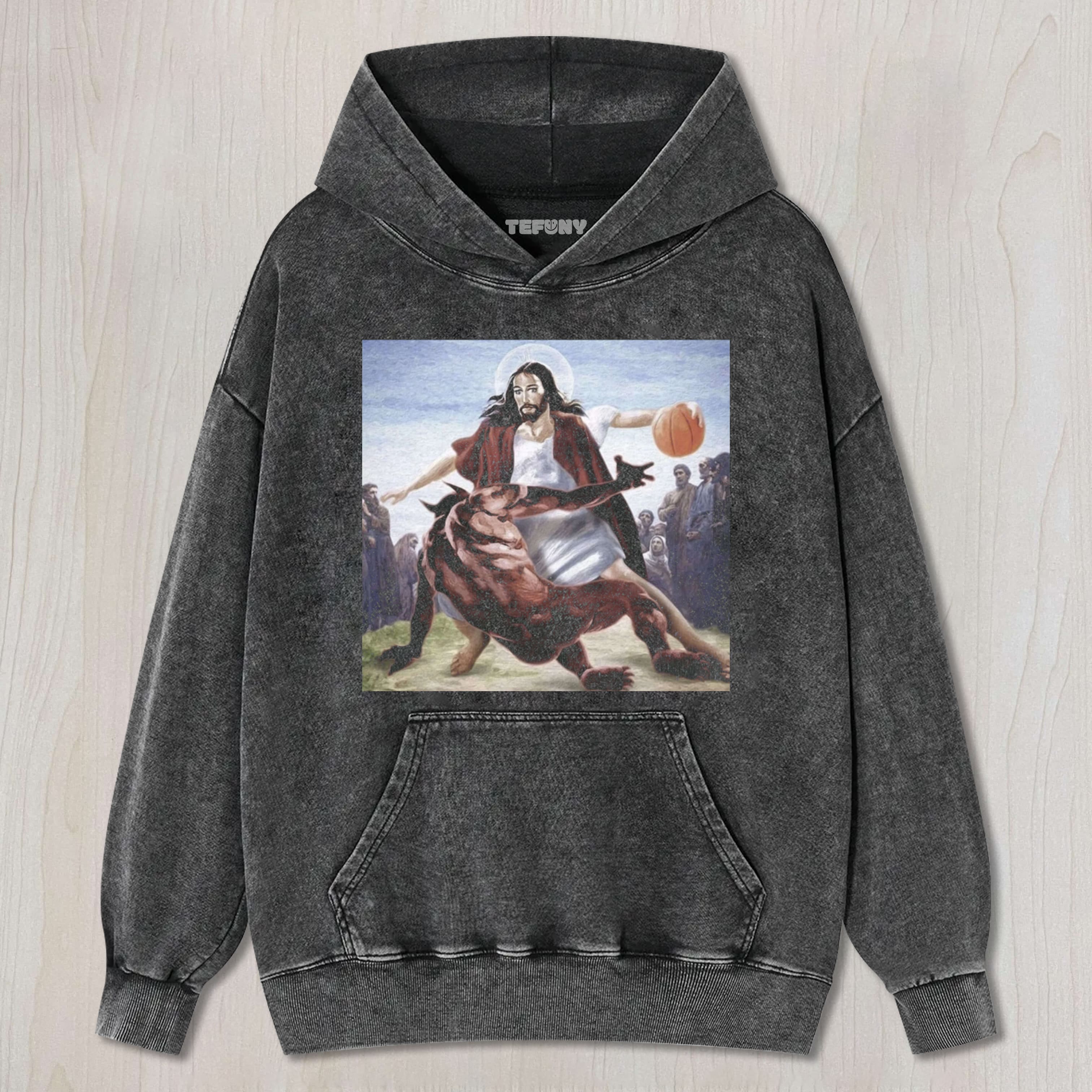 JESUS DRIBBLED THE BALL TEE & SWEAT & HOOD