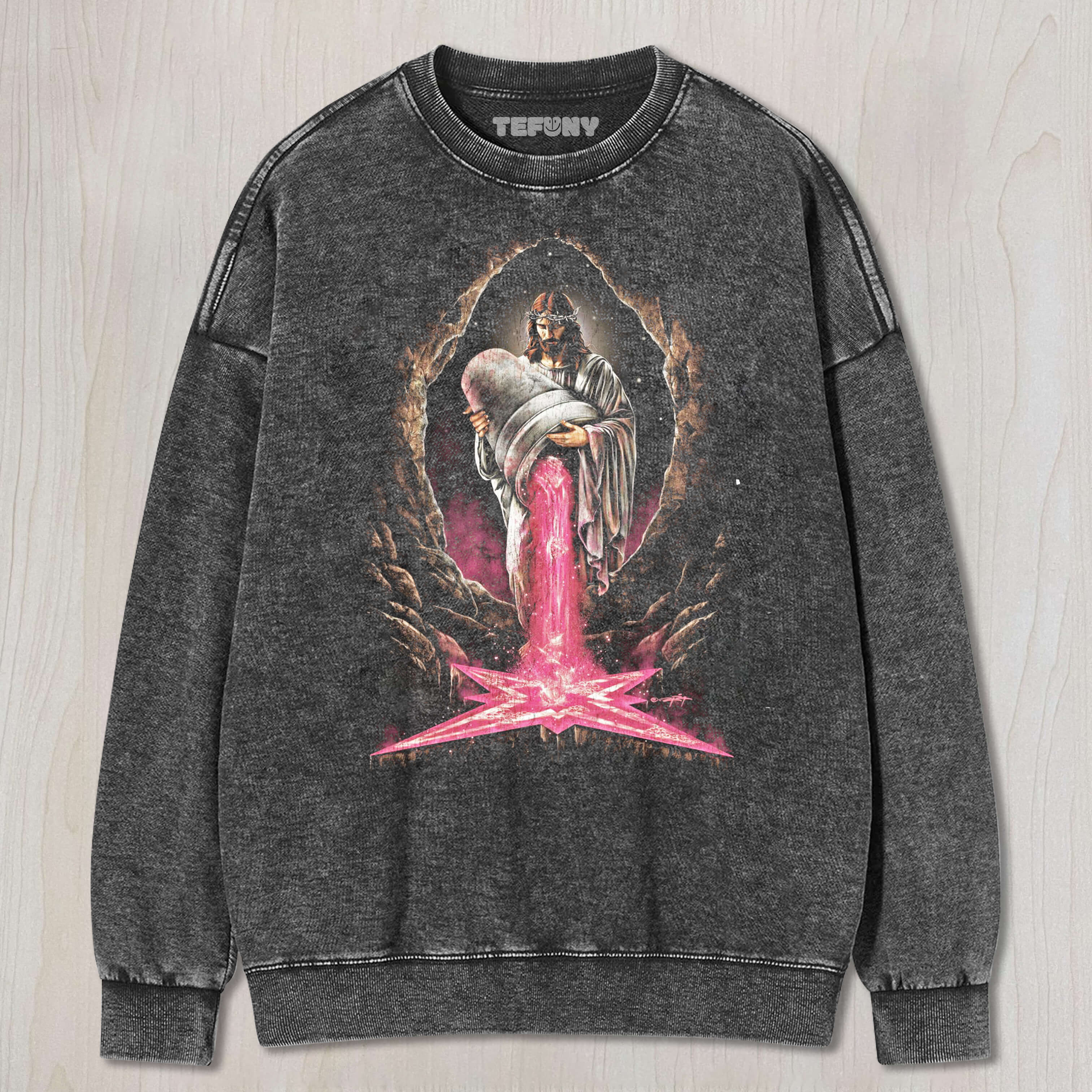 JESUS POURS LIQUID TEE & SWEAT & HOOD