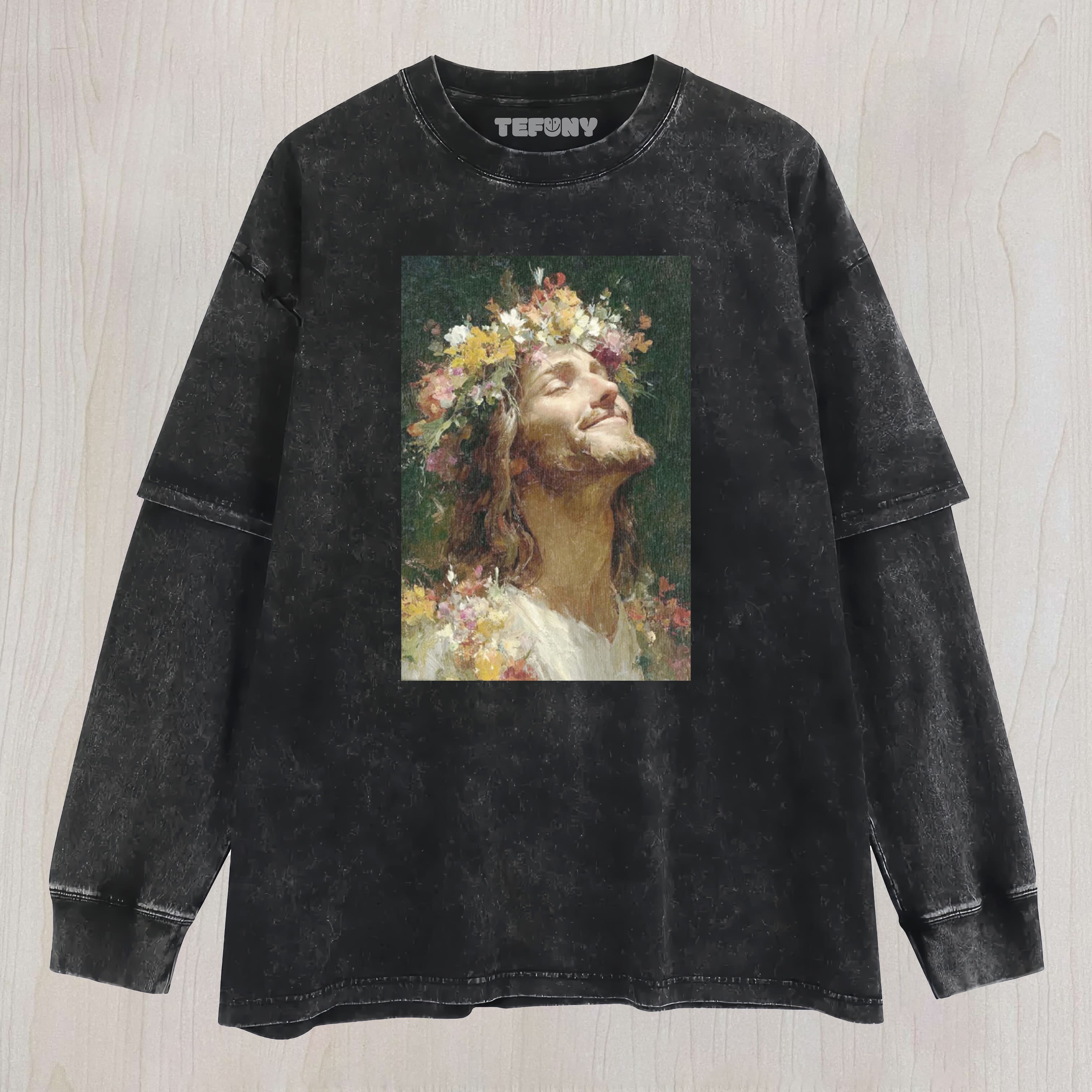 JESUS-5 LAYERED LONG SLEEVE