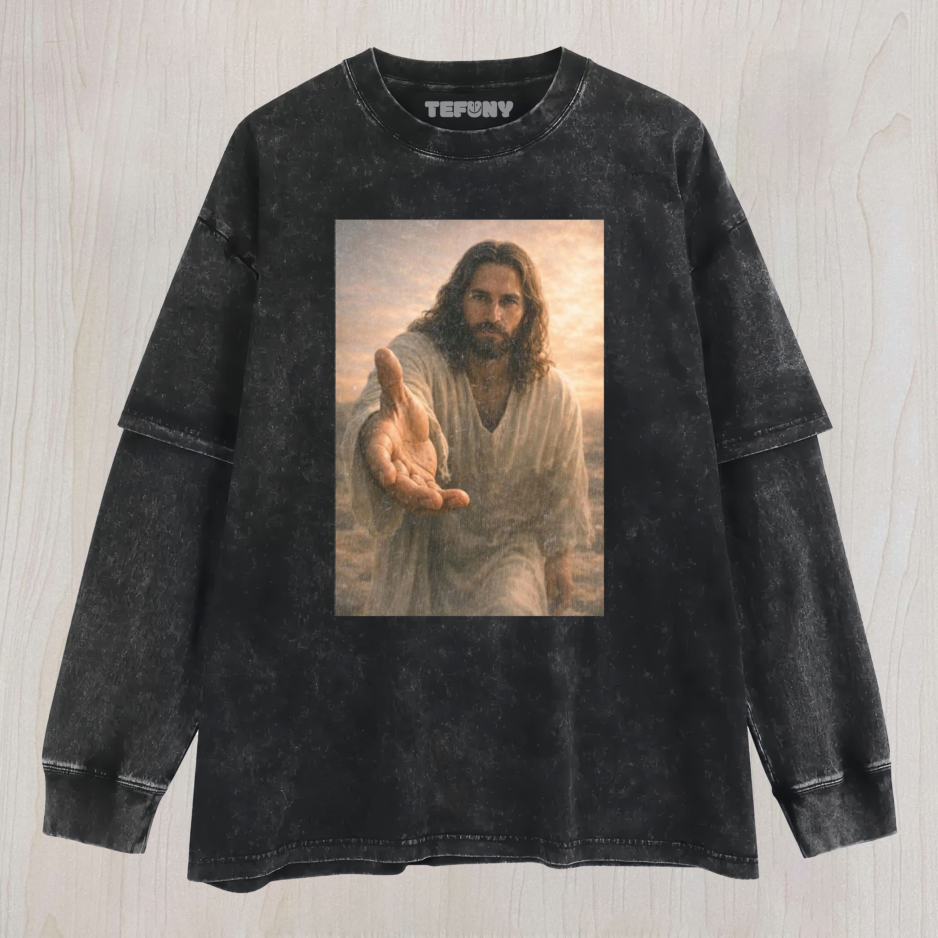 JESUS-6 LAYERED LONG SLEEVE